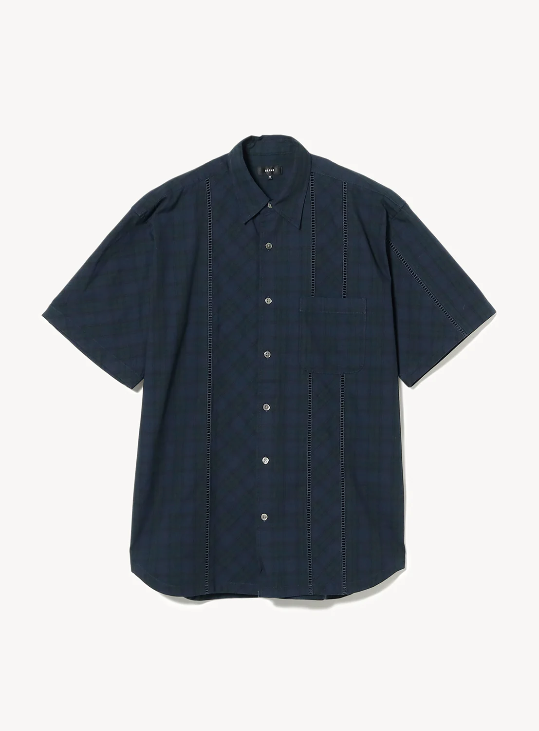 Lace Checkered Shirt