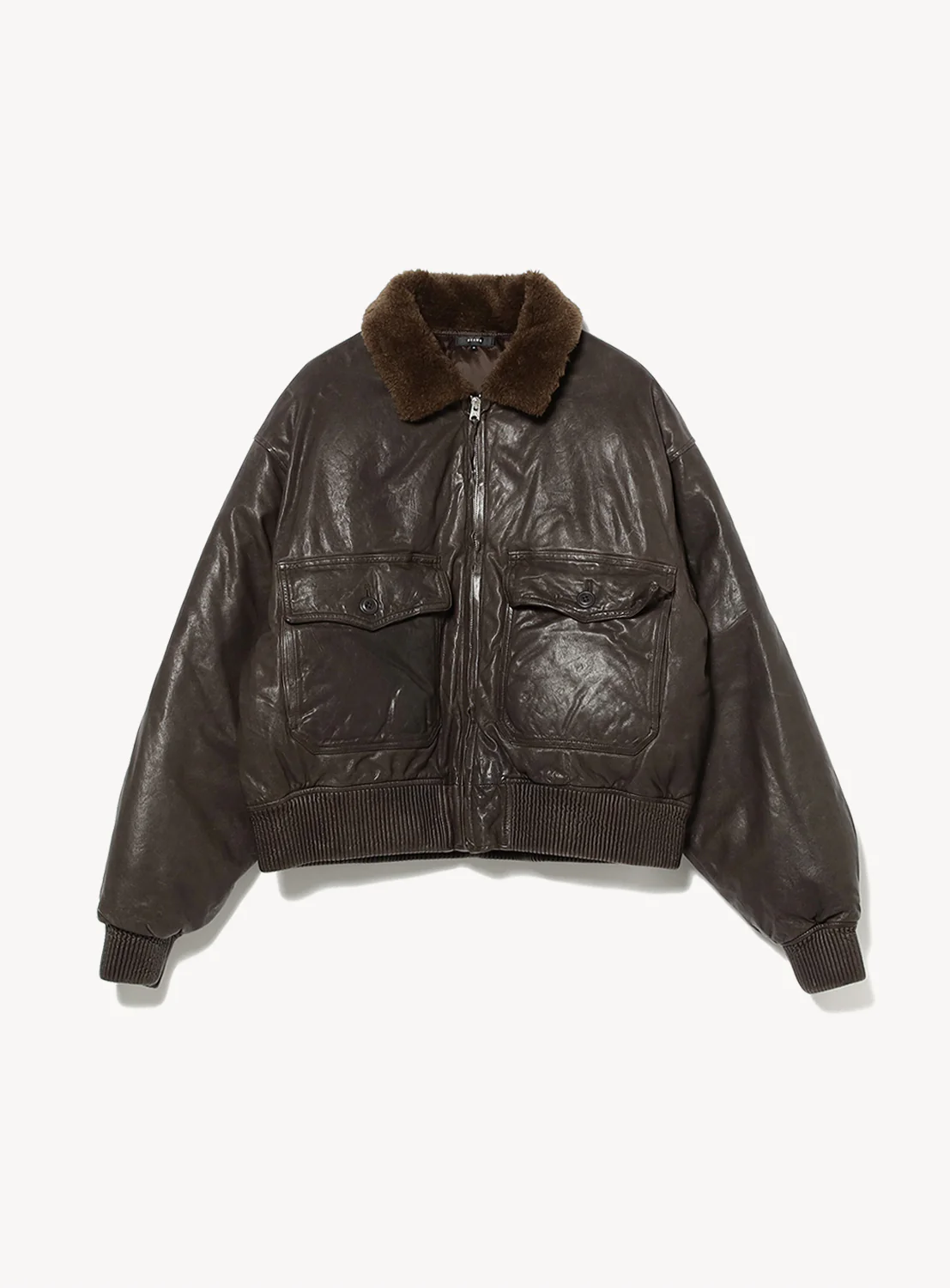 G-1 Sheep Leather Down Jacket