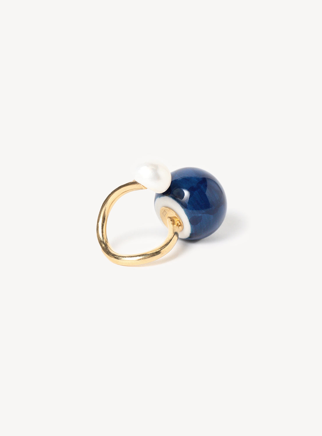 Arita Ware Motif Solid Pearl Ring