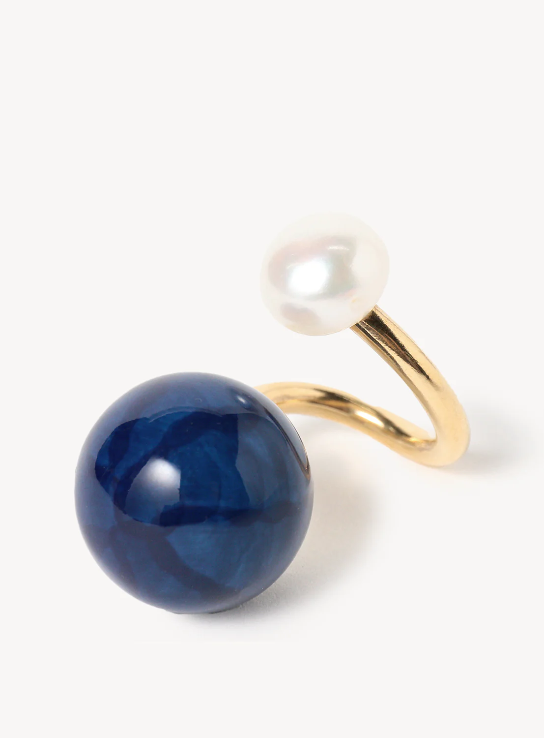 Arita Ware Motif Solid Pearl Ring