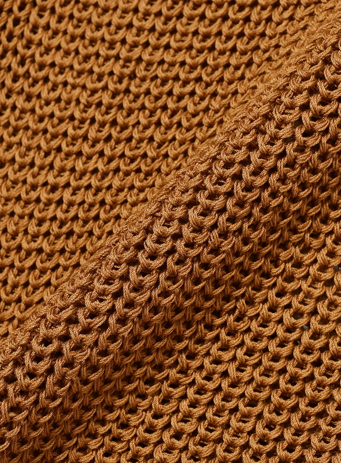 Cotton V-Neck Ribbed Knit