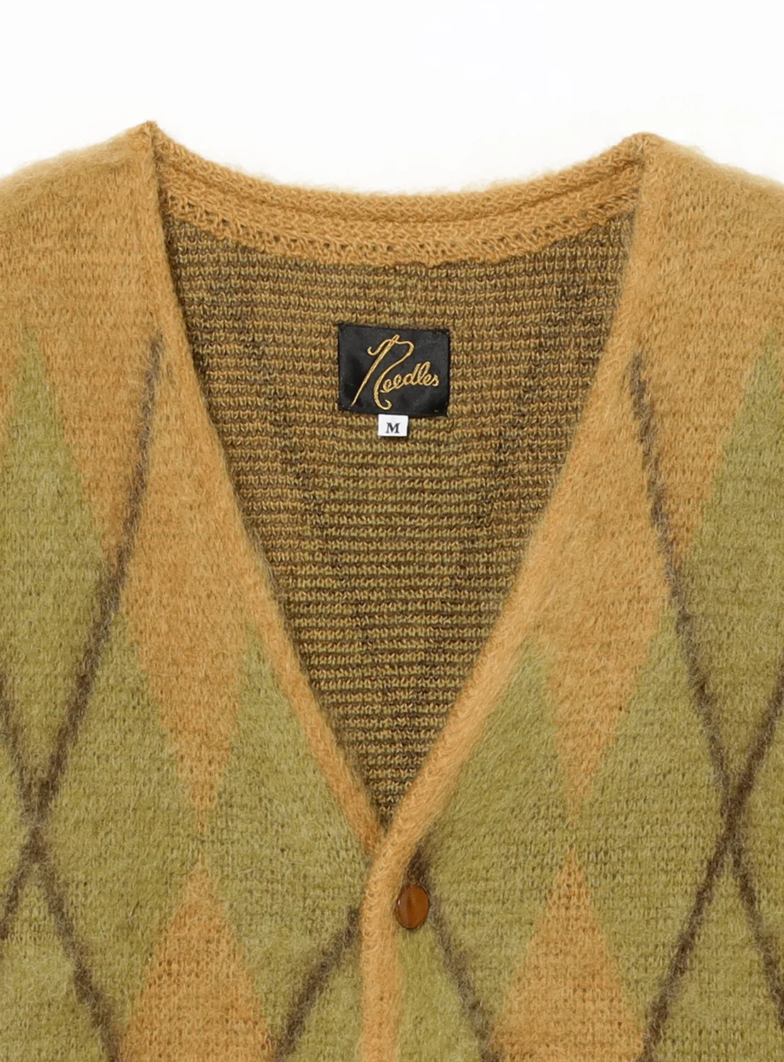 Mohair Argyle Cardigan