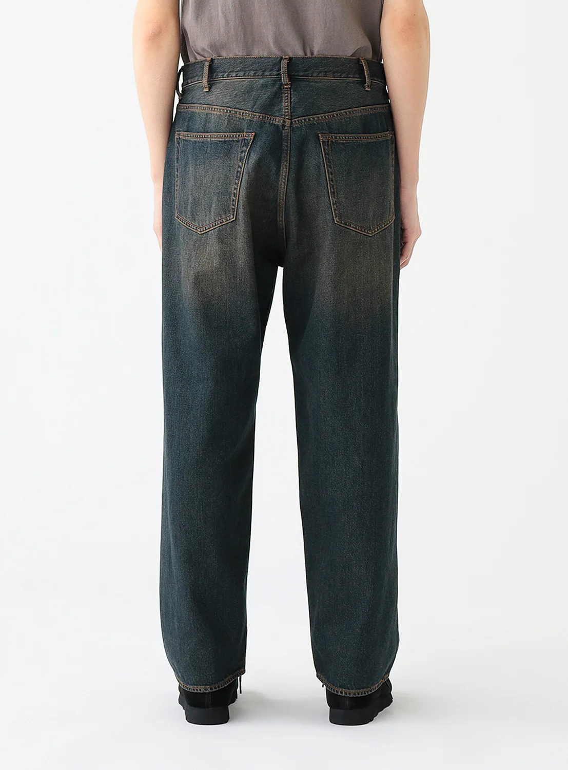 Wide Fit Denim Pants