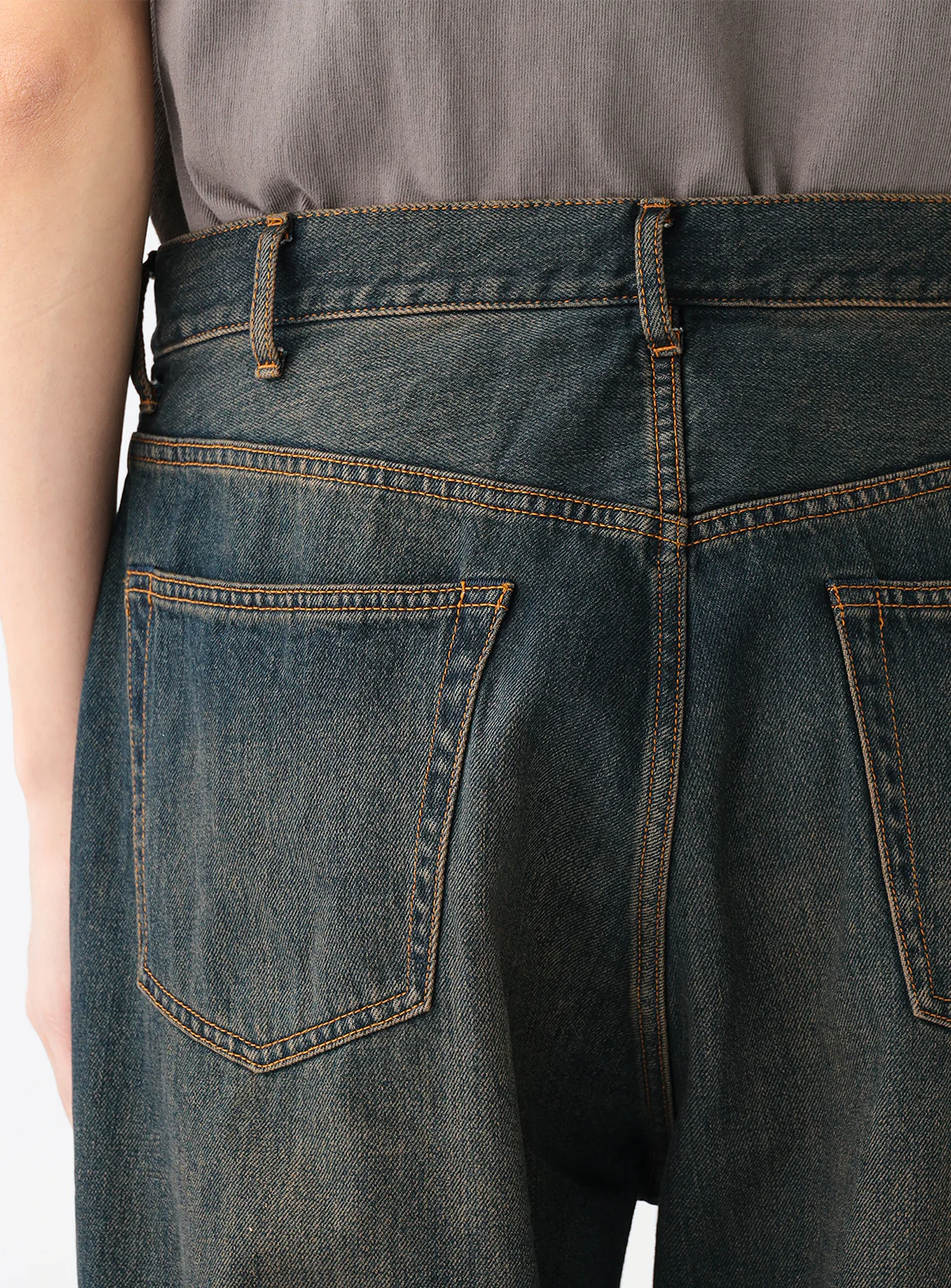 Wide Fit Denim Pants