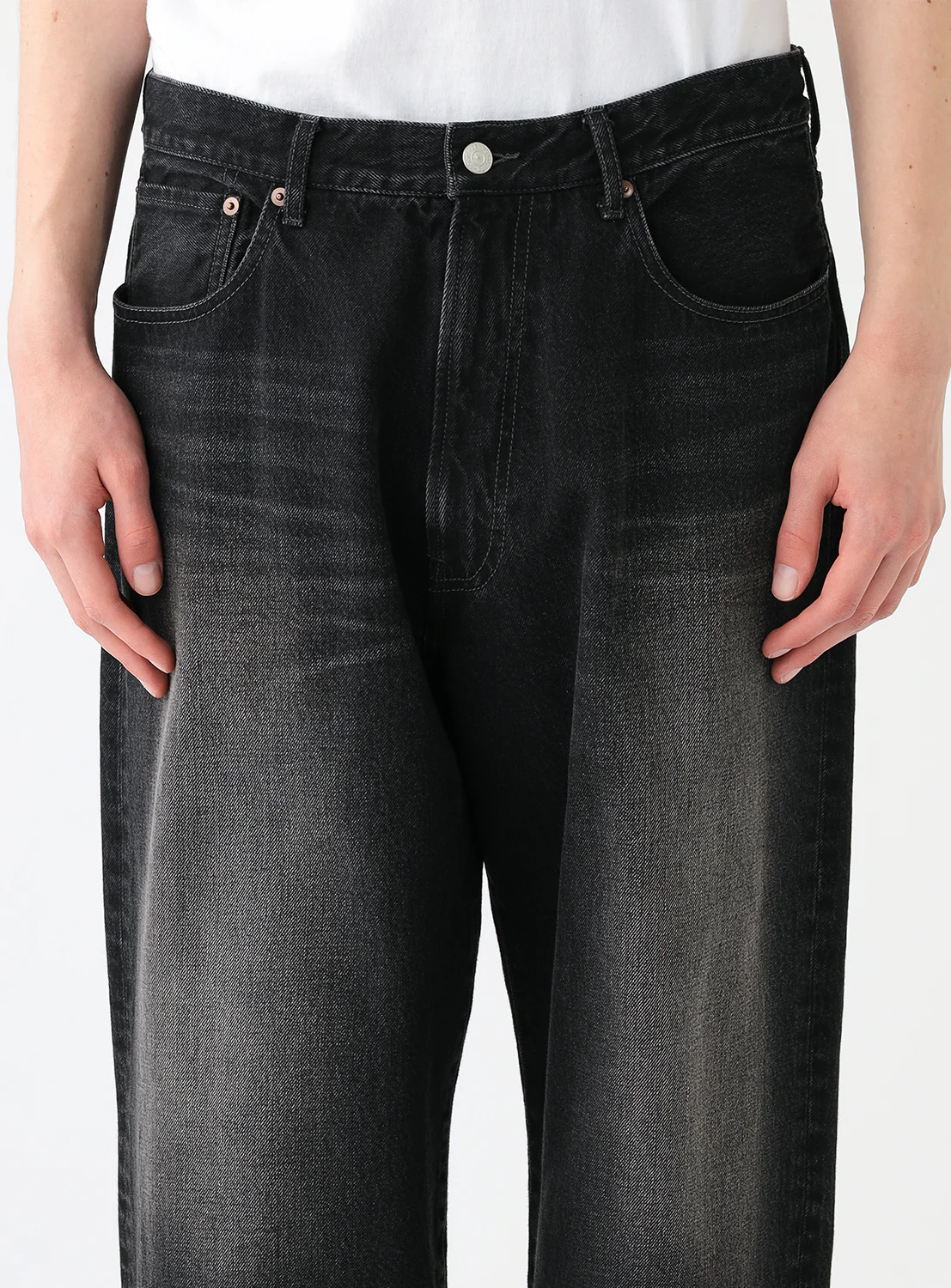 Wide Fit Denim Pants