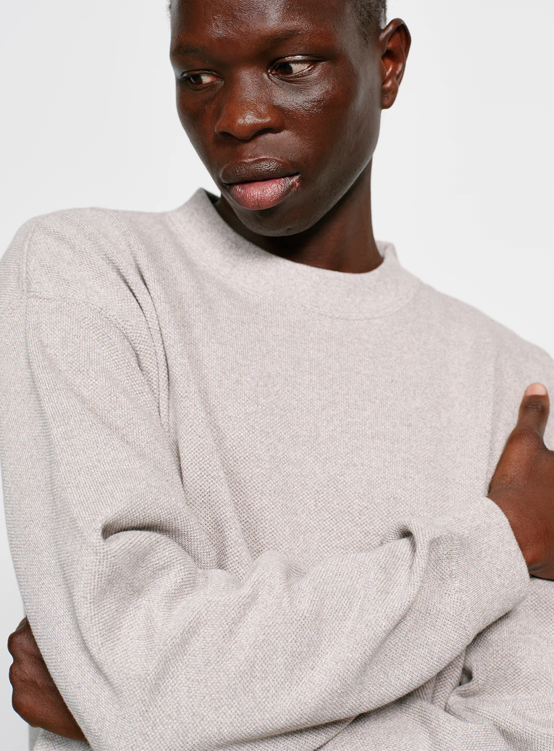 Moss Stitch Pullover Shirt
