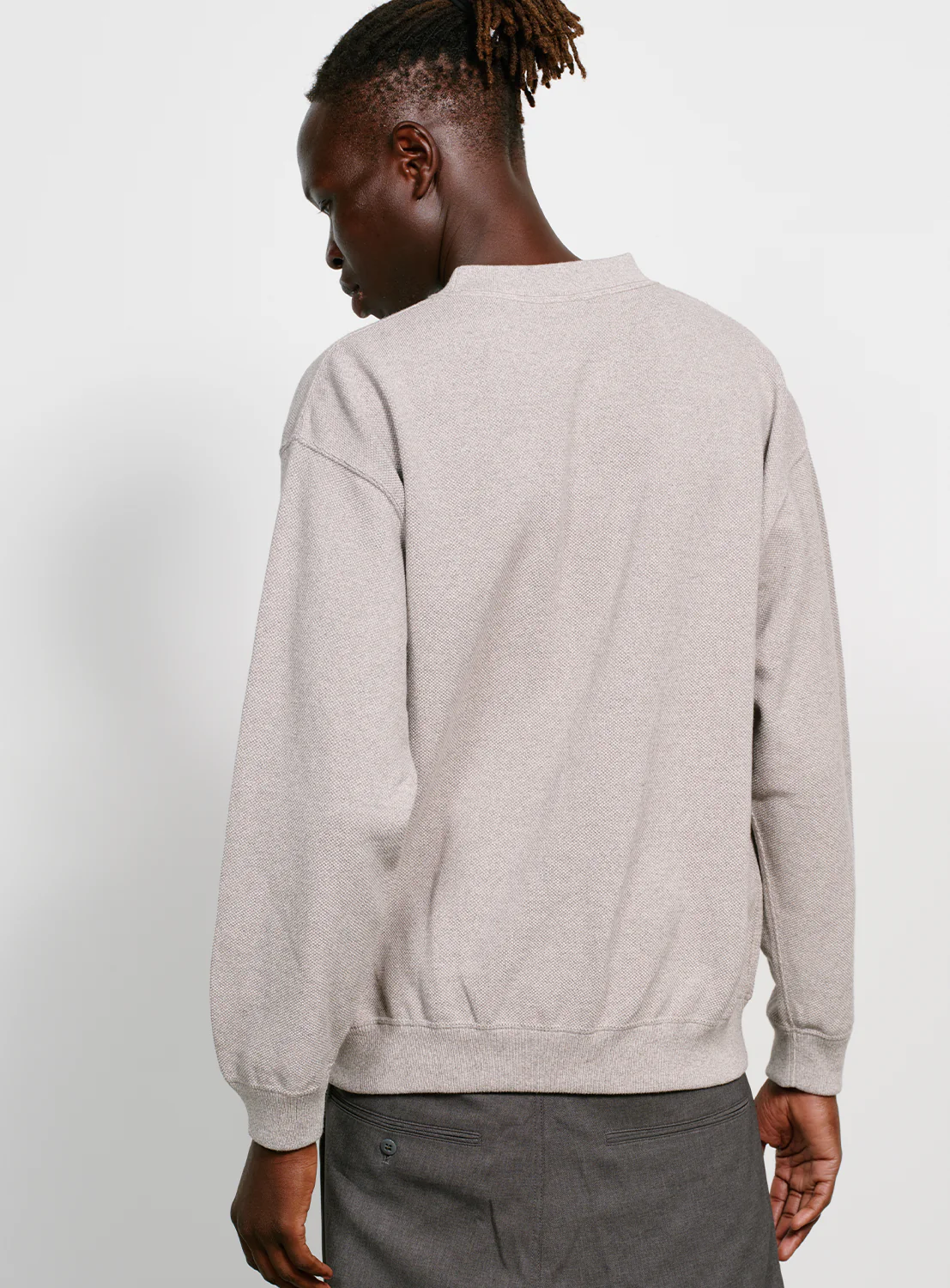 Moss Stitch Pullover Shirt