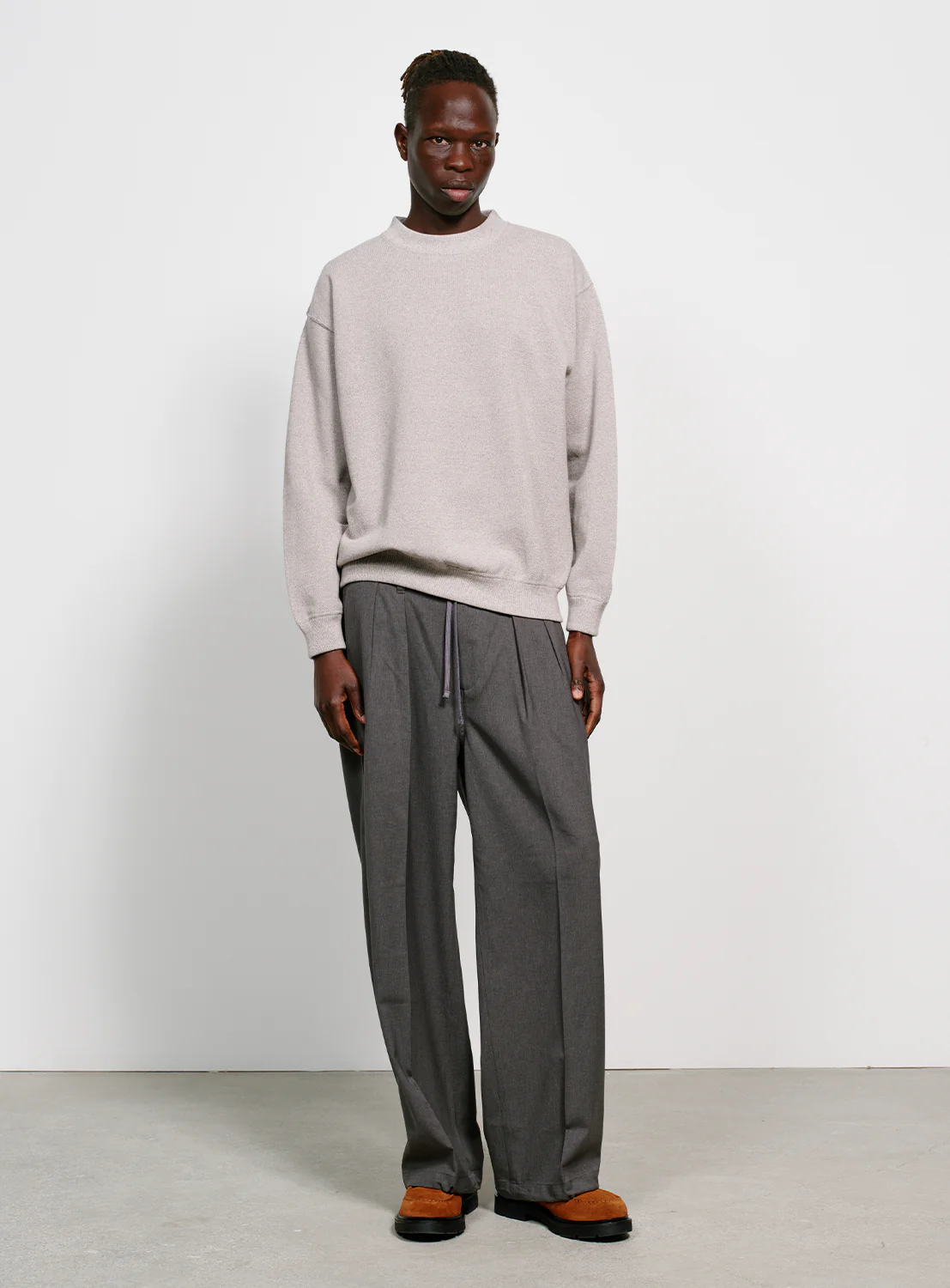 Moss Stitch Pullover Shirt