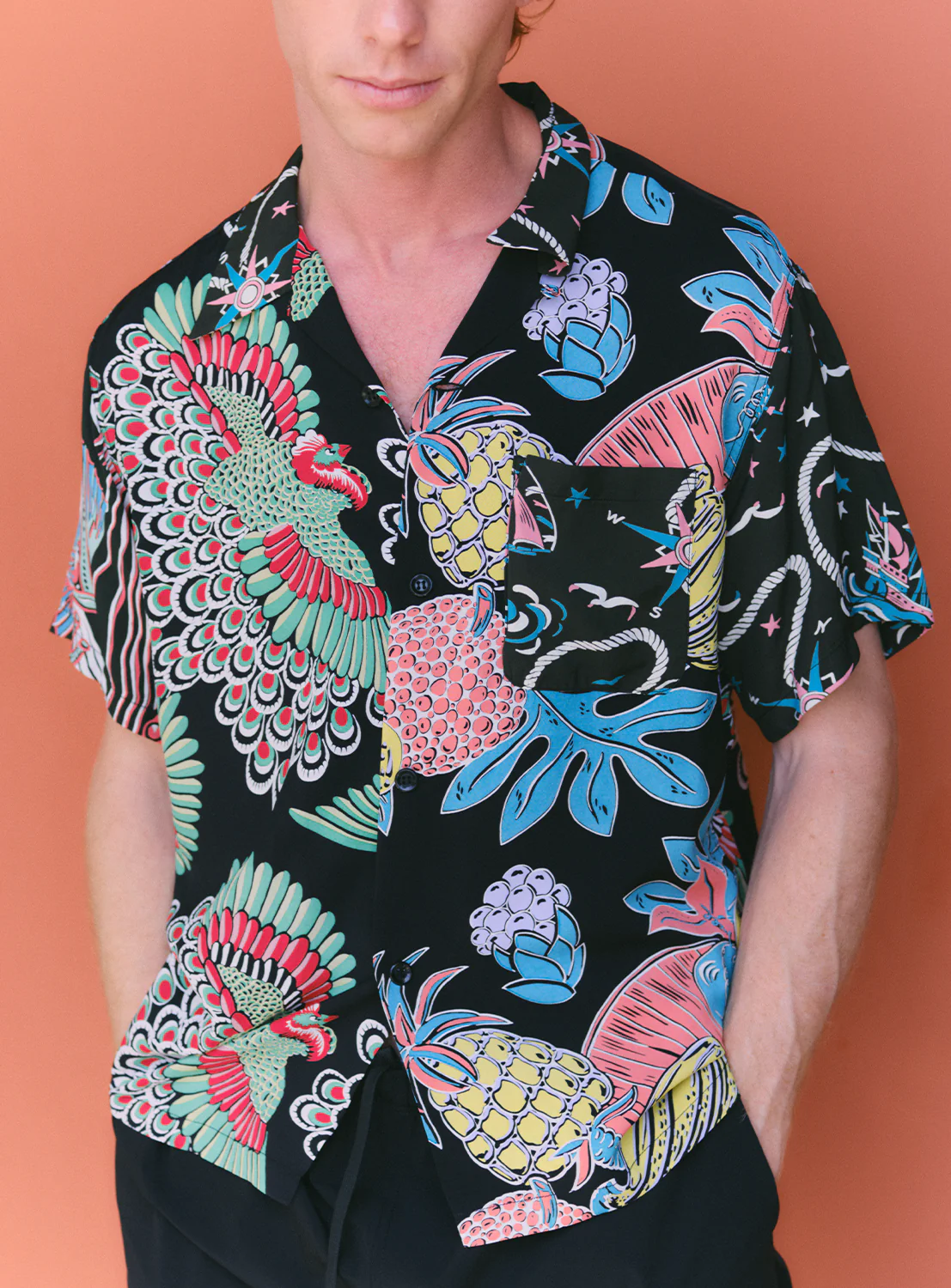 [Exclusive] SUN SURF x BEAMS Crazy Aloha Shirt