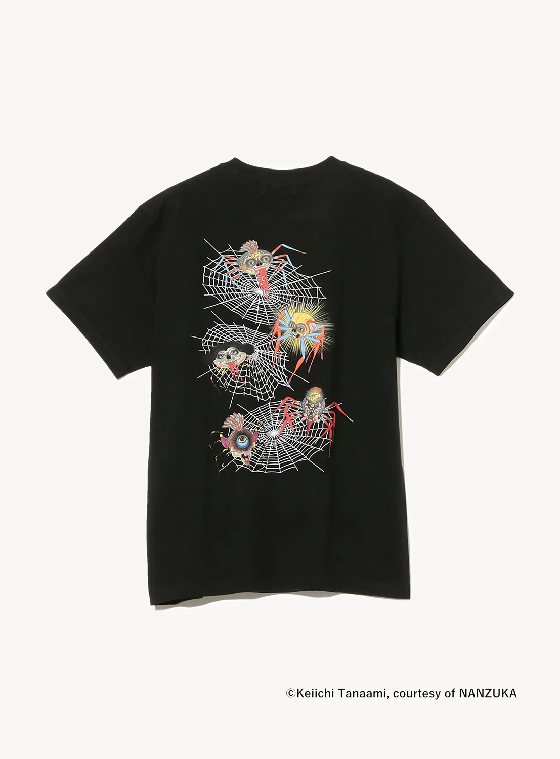 Keiichi Tanaami × BEAMS CULTUART “The Laughing Spider” T‑Shirt ④
