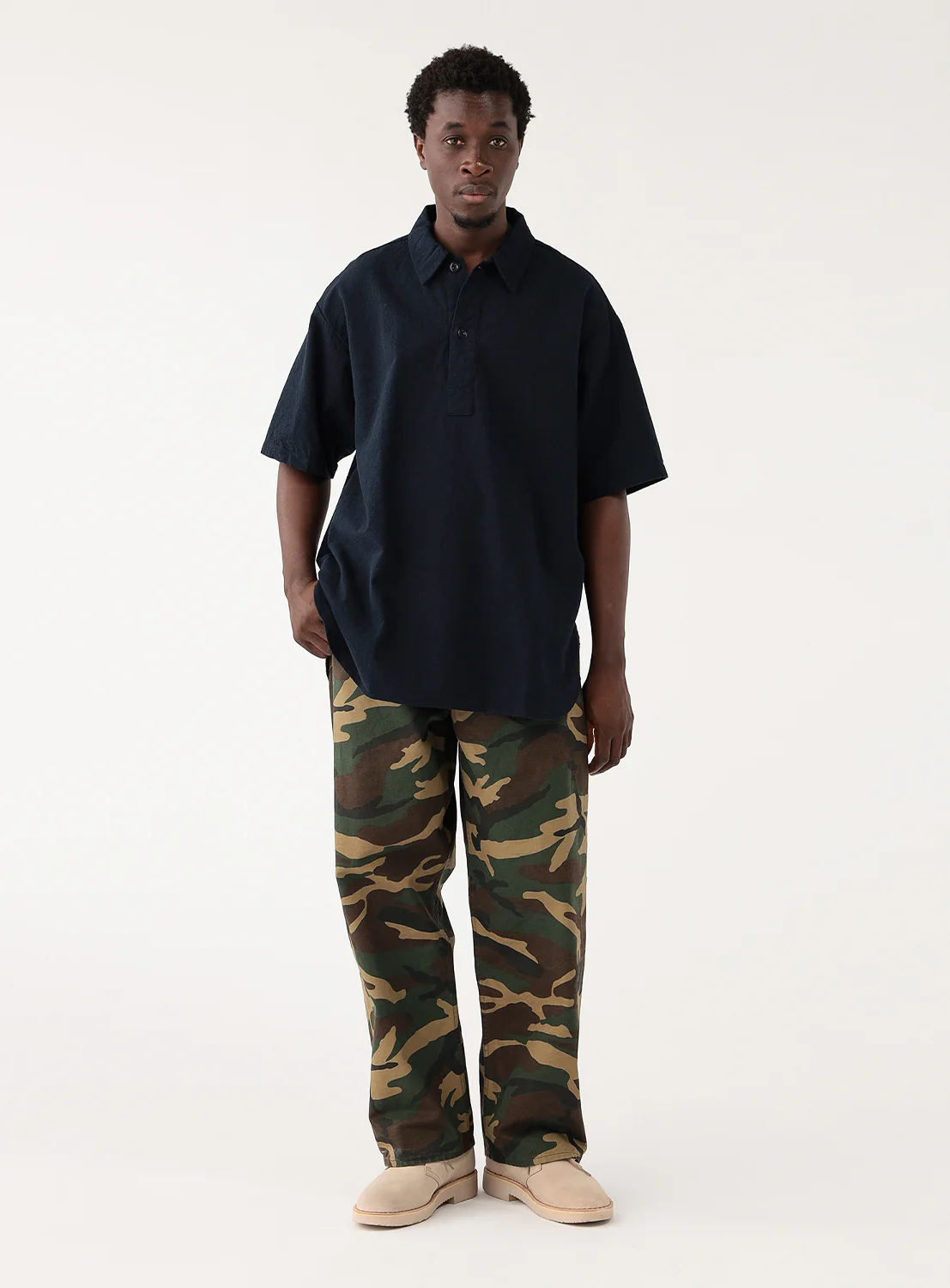 [Exclusive] orSlow × BEAMS Camo Super Dad’s Pants