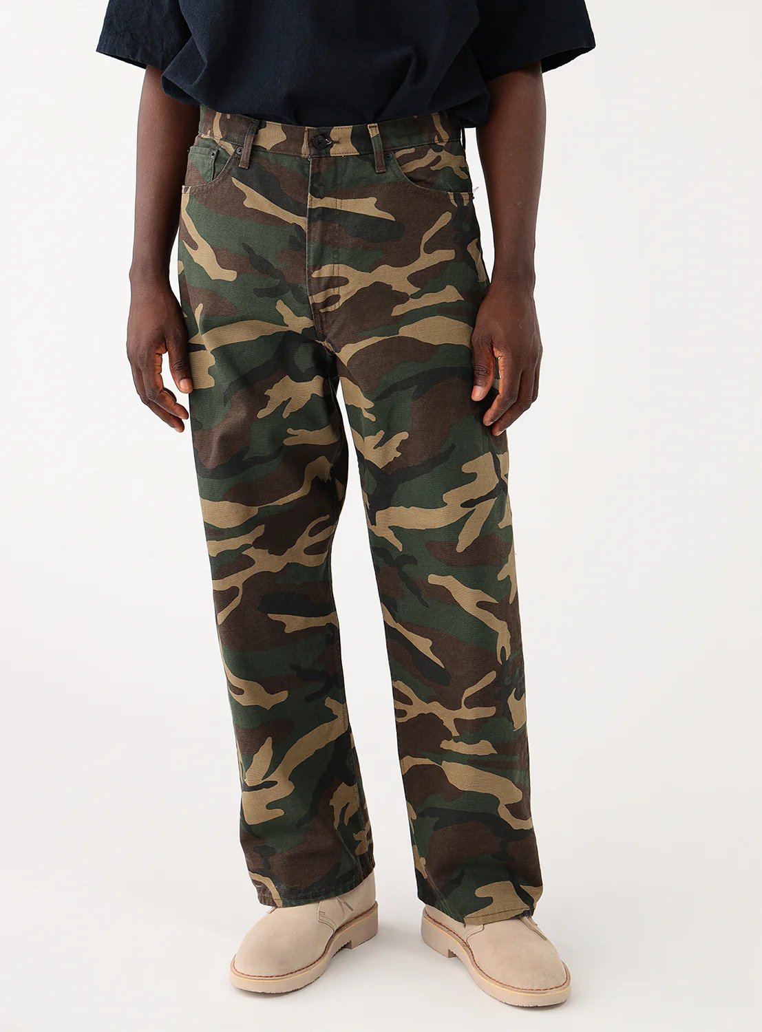 [Exclusive] orSlow × BEAMS Camo Super Dad’s Pants