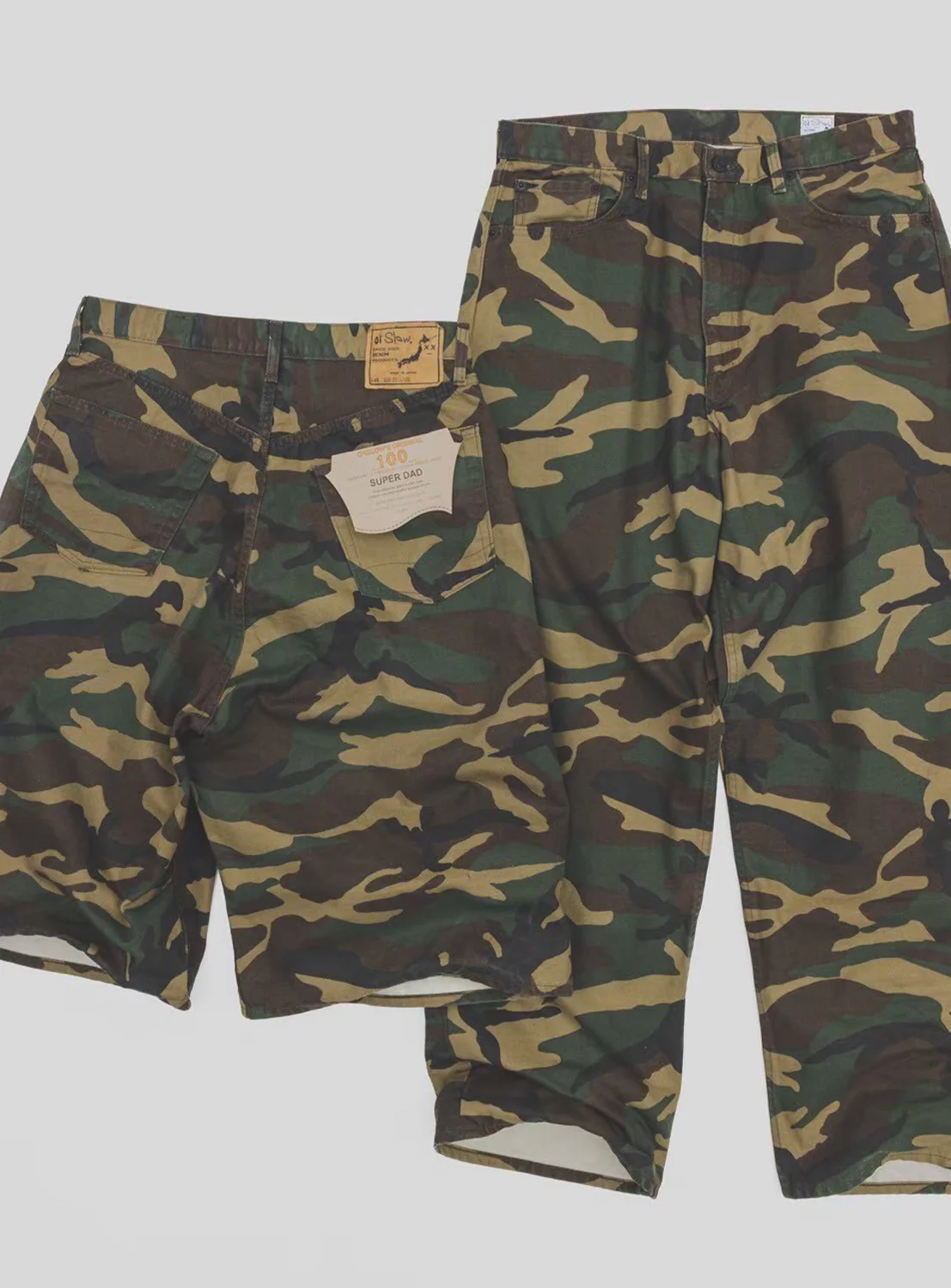 [Exclusive] orSlow × BEAMS Camo Super Dad’s Pants
