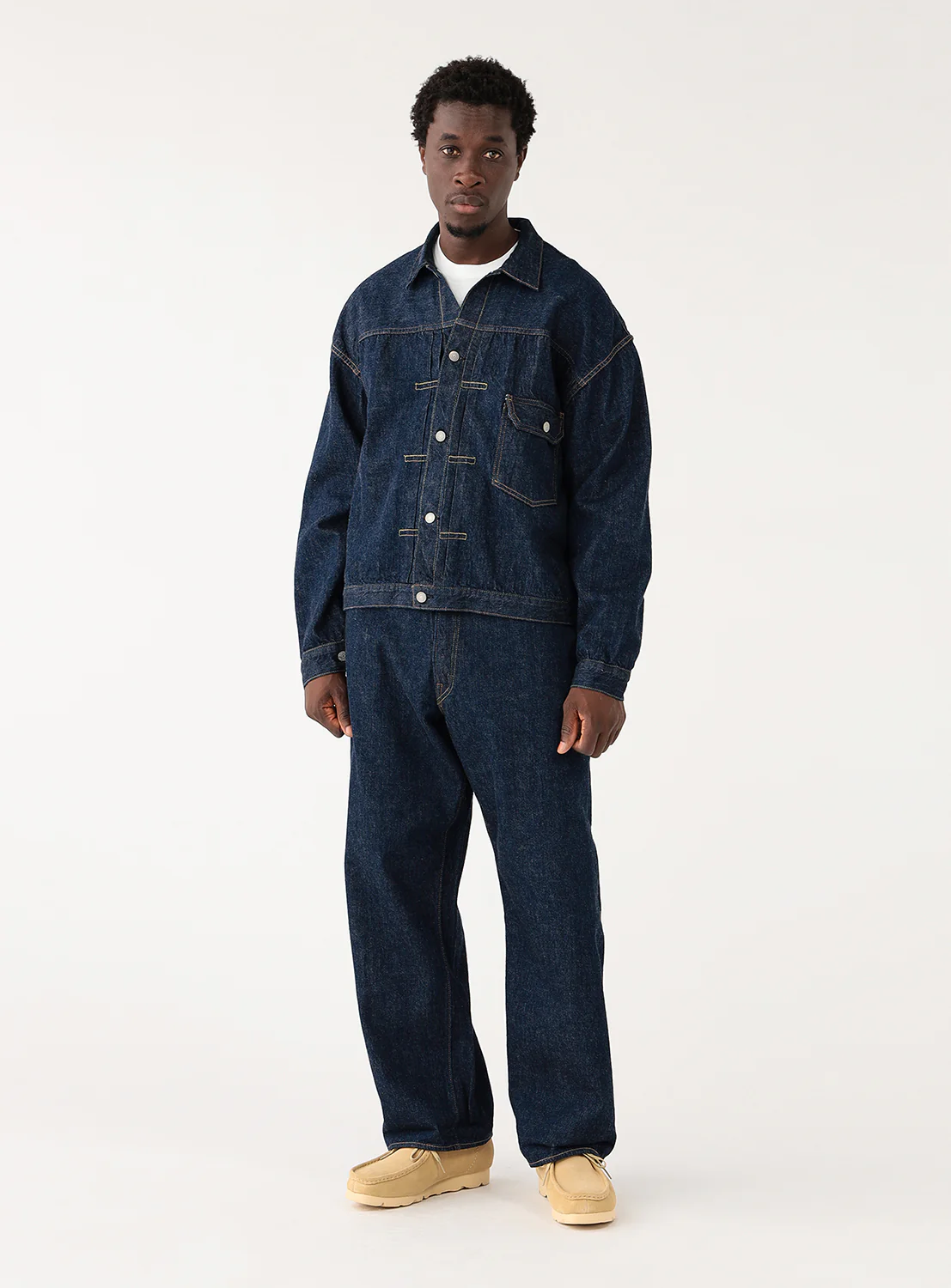 [Exclusive] orSlow × BEAMS JAPAN Light-Weight Selvedge Denim Type 1 Jacket