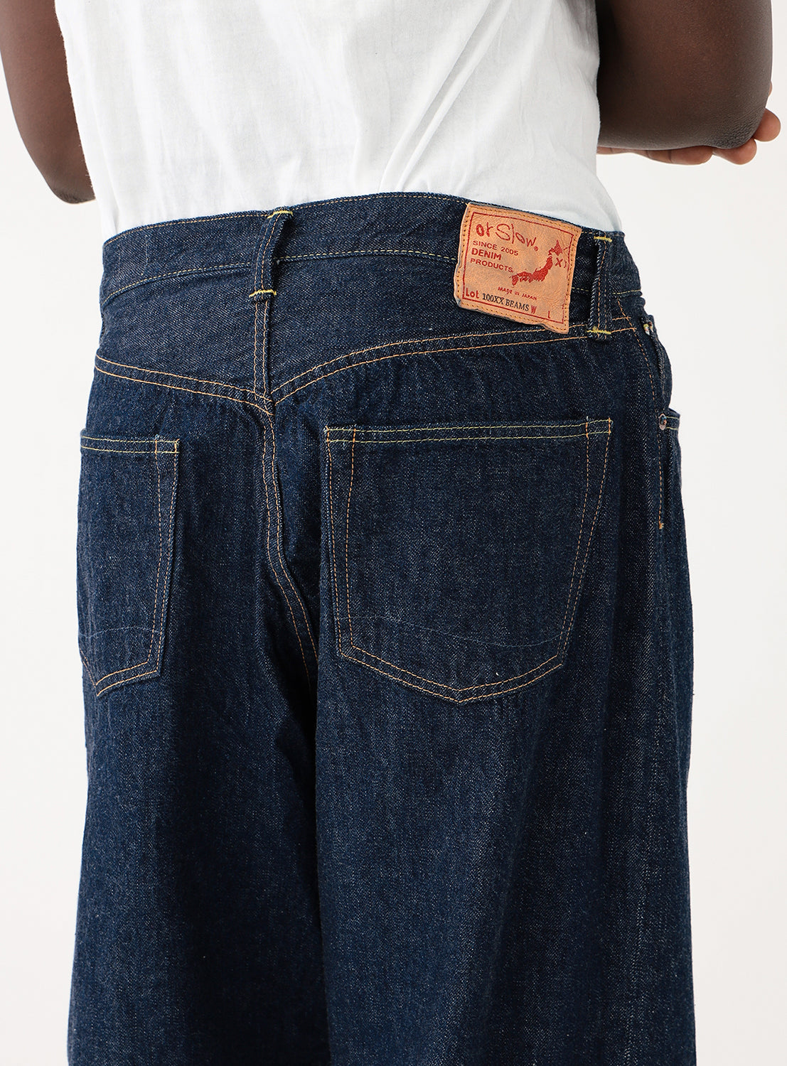 [Exclusive] orSlow × BEAMS JAPAN 100 Super Dad Light-Weight Selvedge Denim Pants