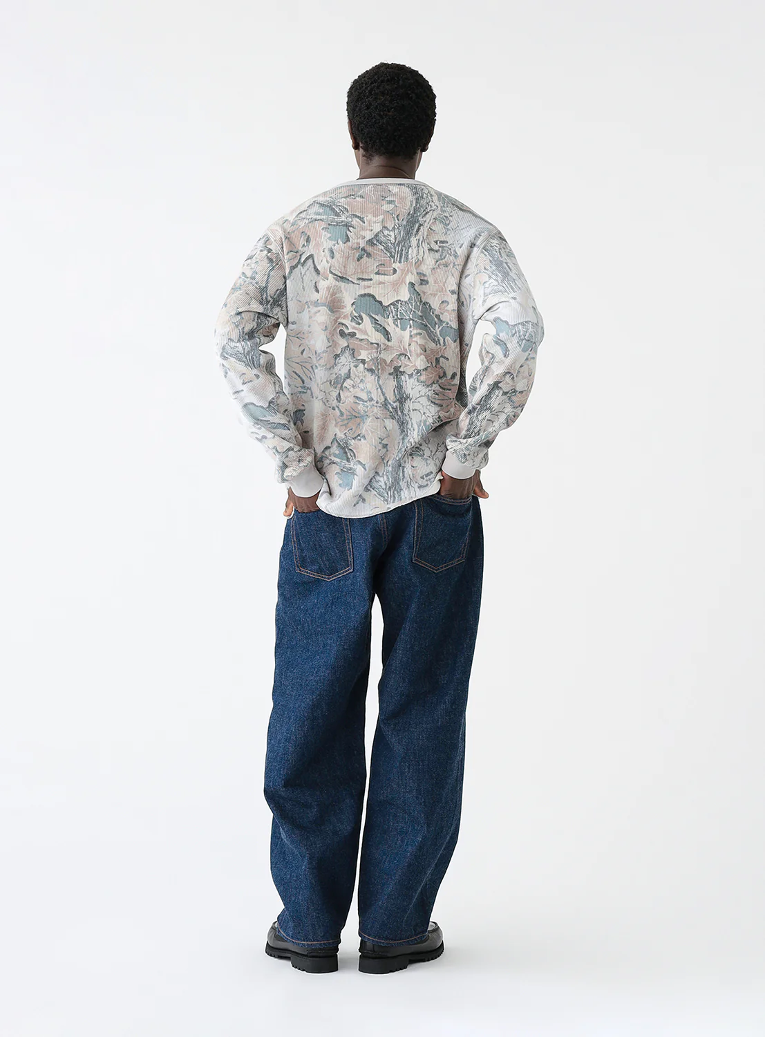 Wide Fit Denim Pants