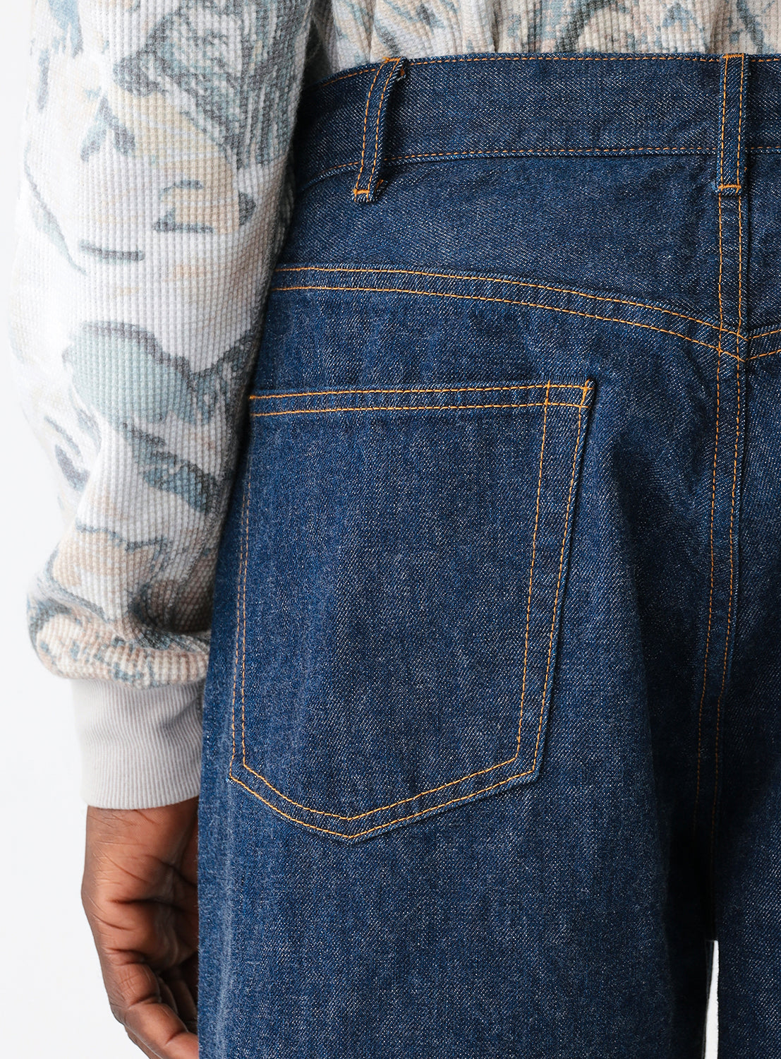 Wide Fit Denim Pants