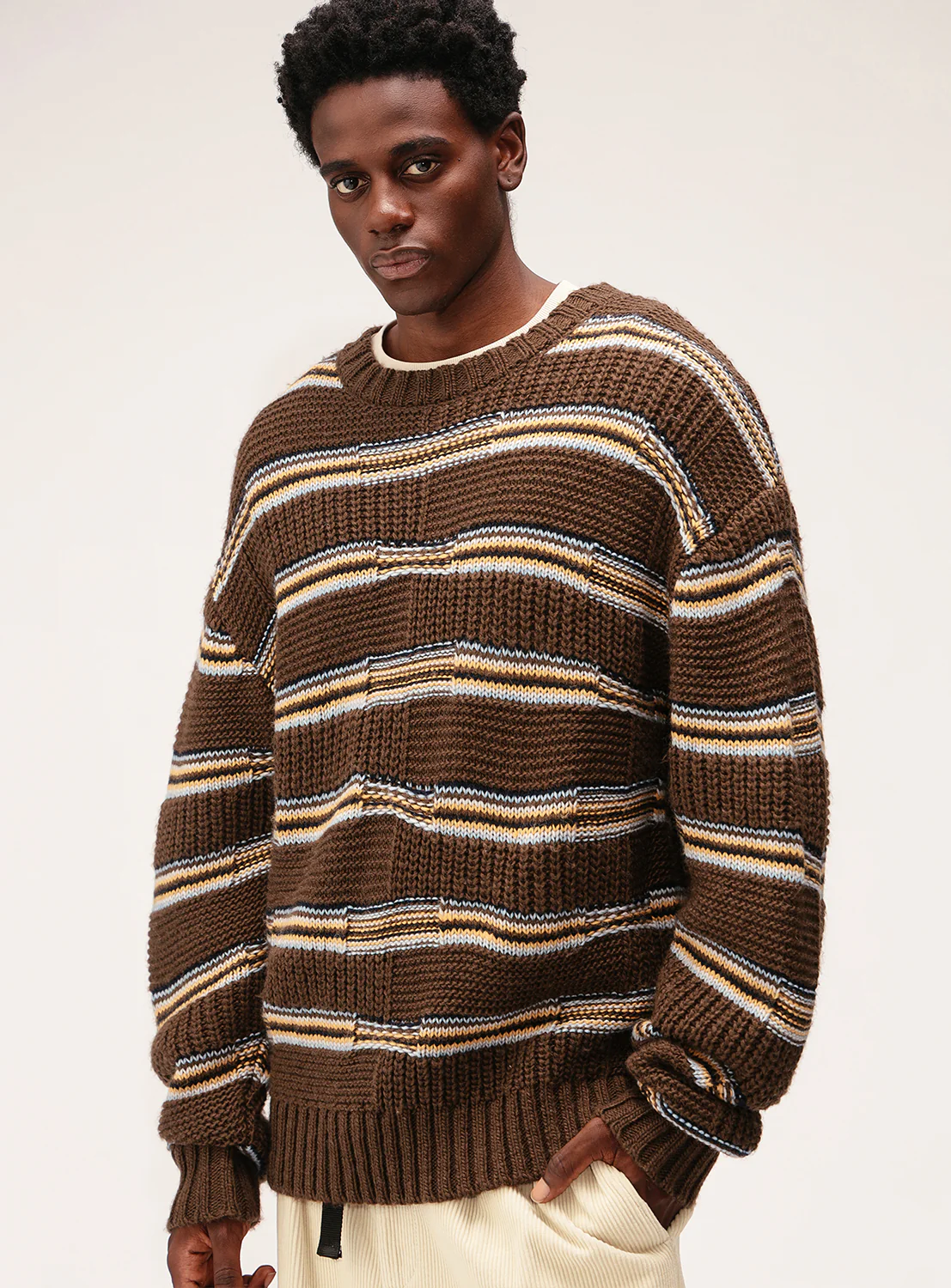 3G Links Multi-Border Knit Sweater