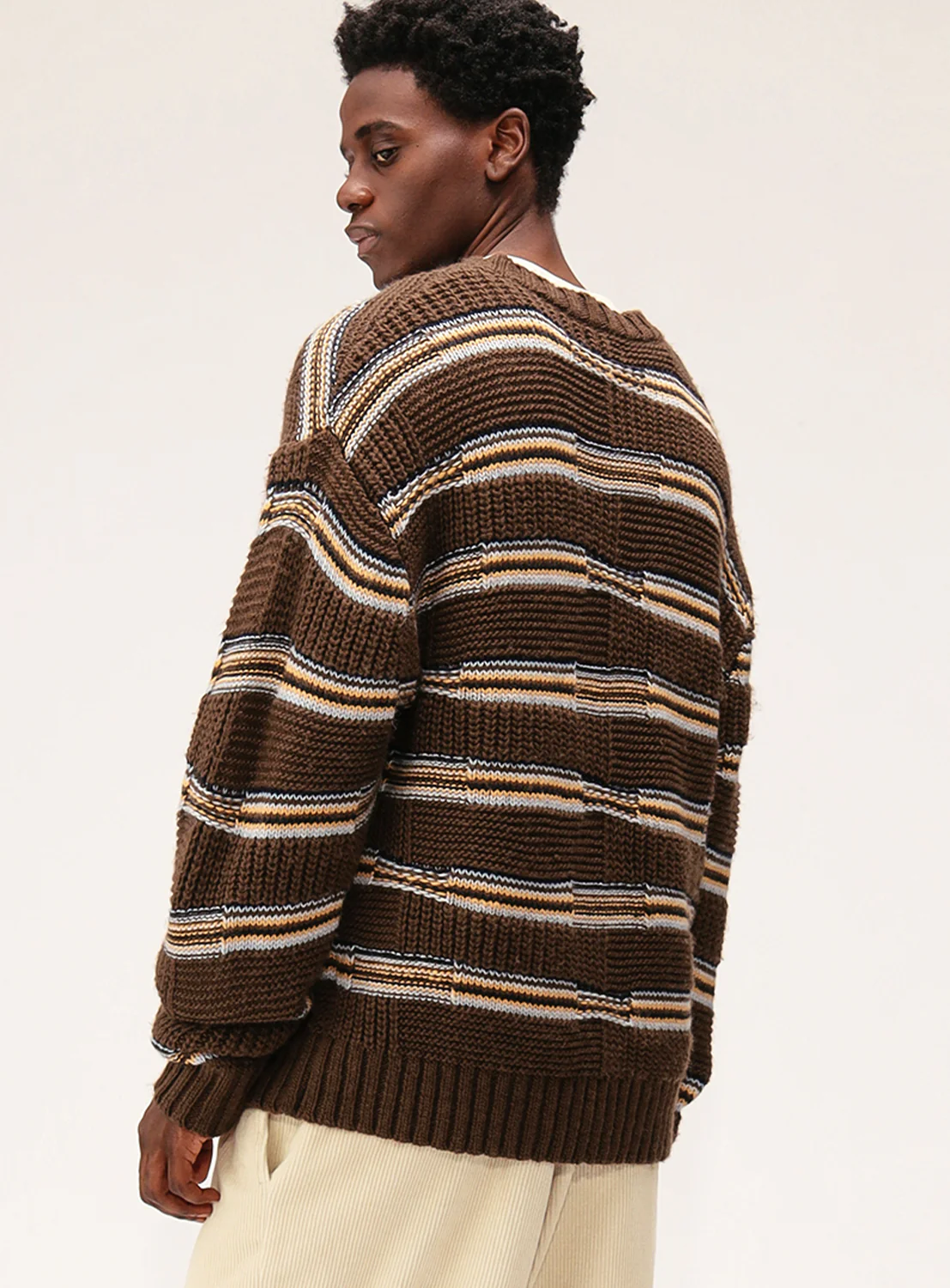 3G Links Multi-Border Knit Sweater
