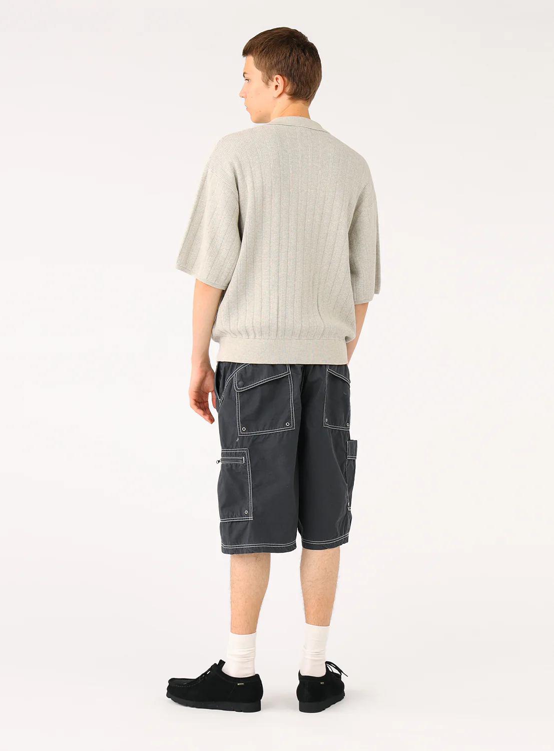 Rib Half Zip Polo 3 Rib Half Zip Polo