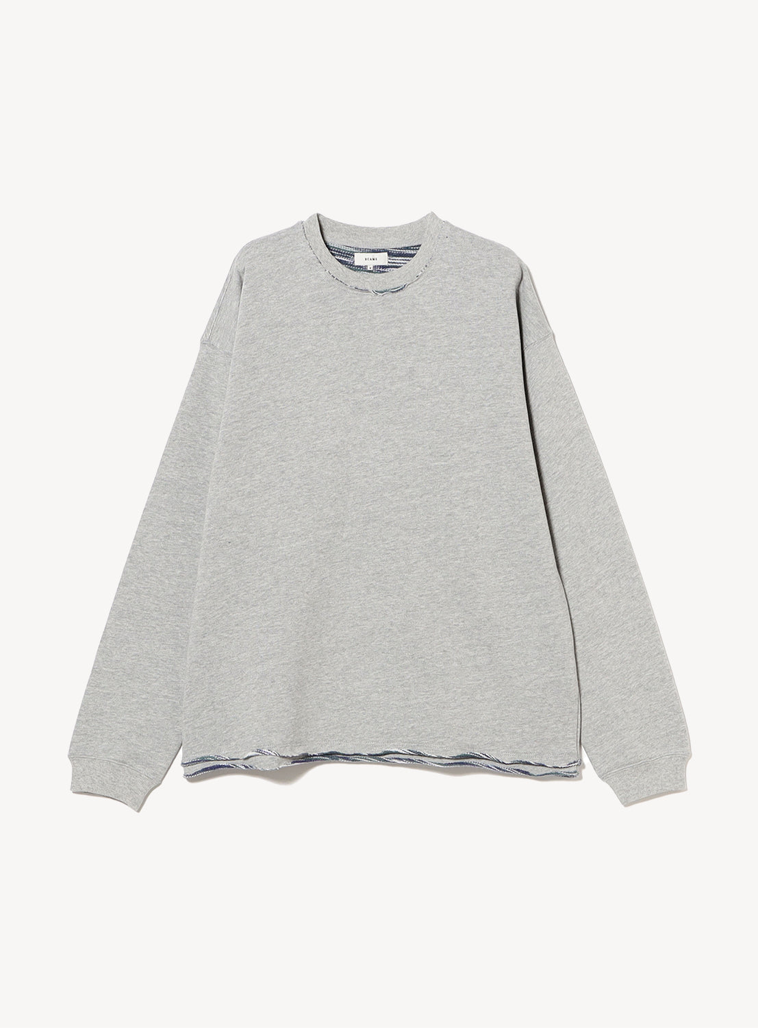 Kasuri Crew Neck Sweatshirt
