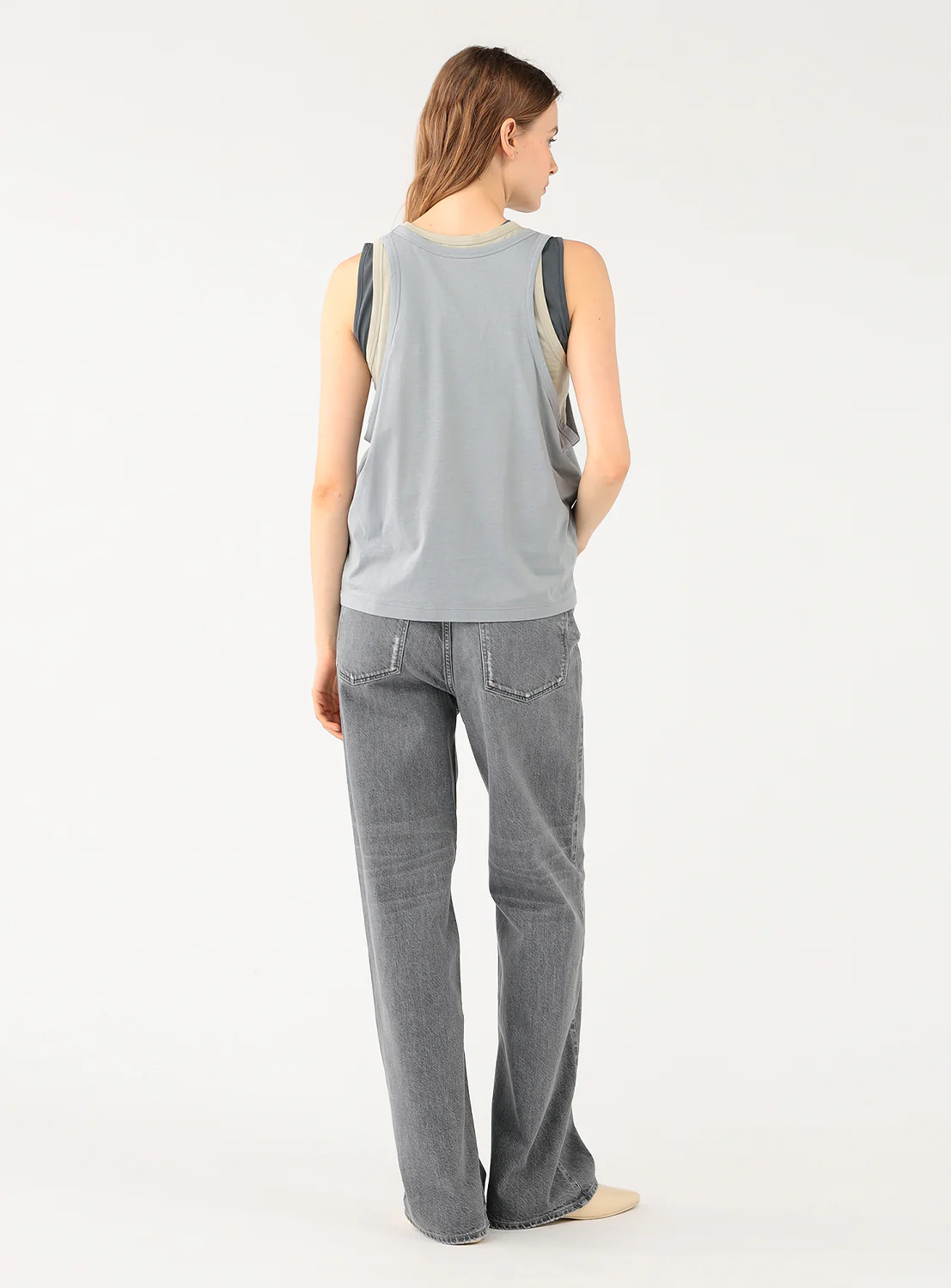 "The Niece" High-Rise Wide Straight Denim Pants 3 "The Niece" High-Rise Wide Straight Denim Pants