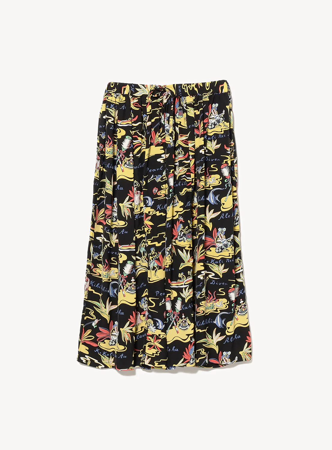 [Exclusive] SUN SURF x BEAMS Gathered Long Skirt