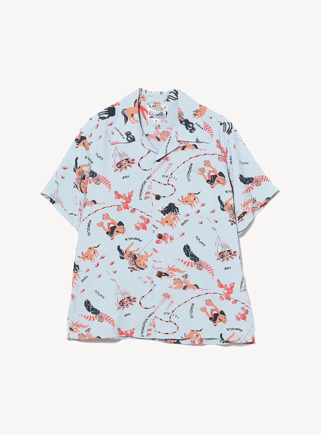 [Exclusive] SUN SURF x BEAMS Open Collar Shirt