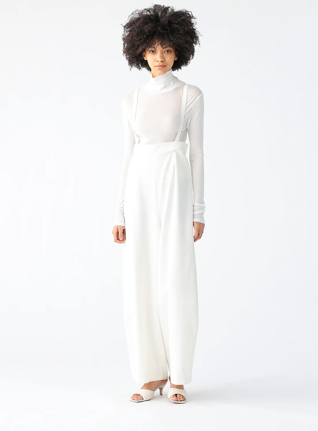 Demi Turtleneck Sheer Top