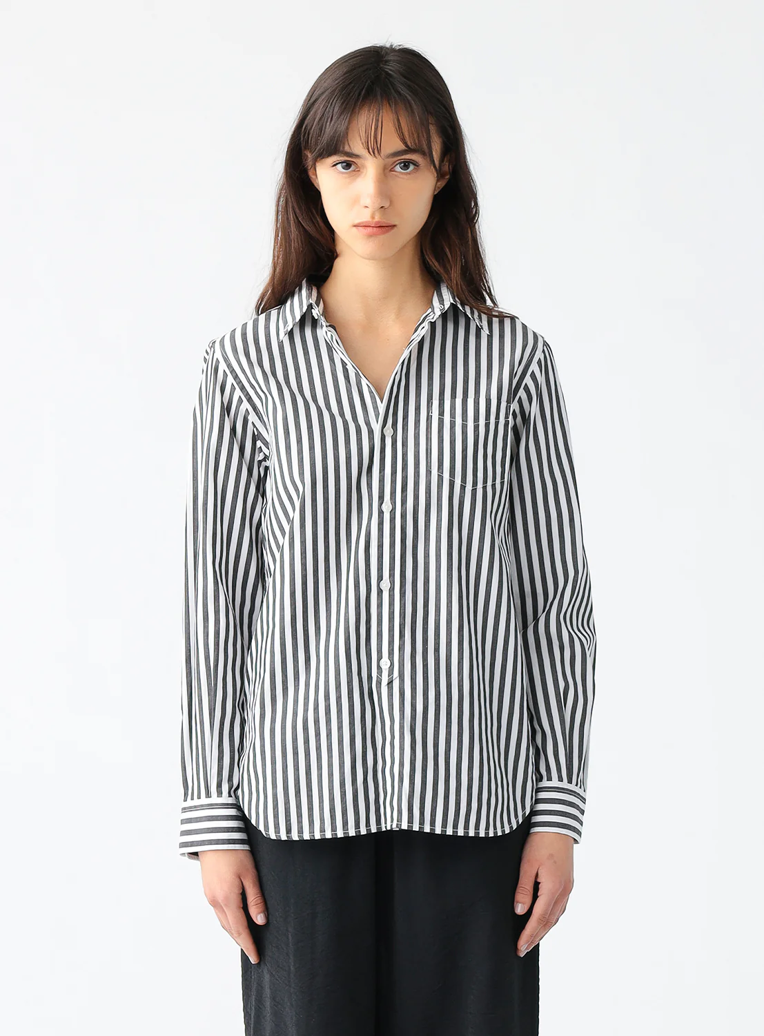 Button-Down Striped Shirt