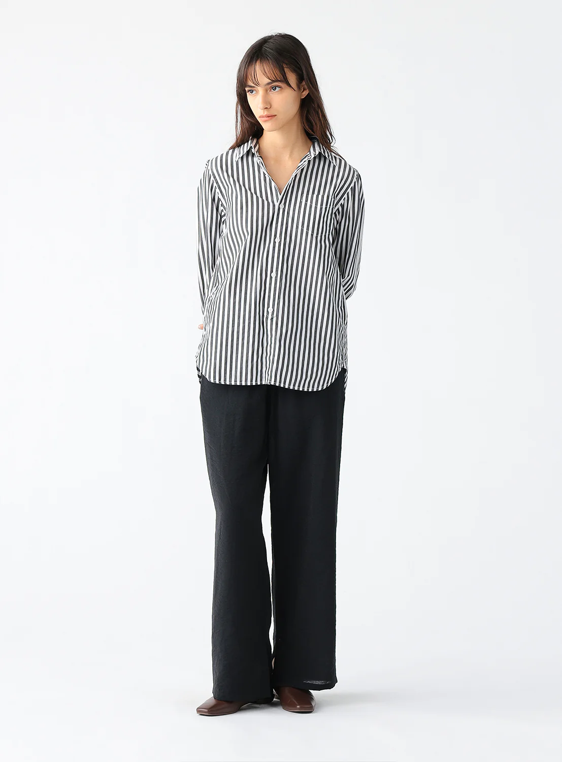 Button-Down Striped Shirt