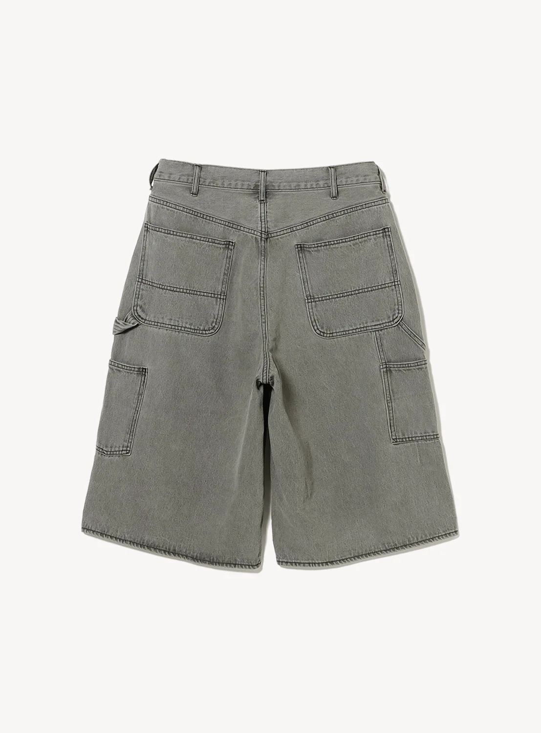 Wide Straight 3/4 Painter Denim