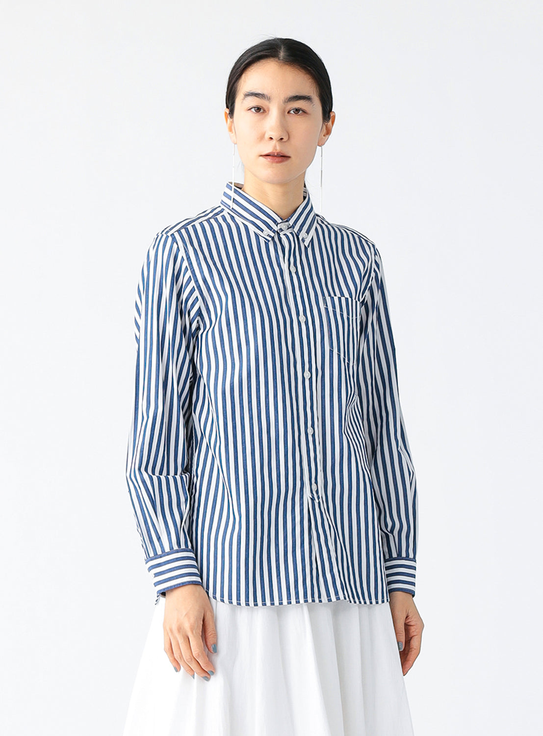 London Striped Button-Down Shirt