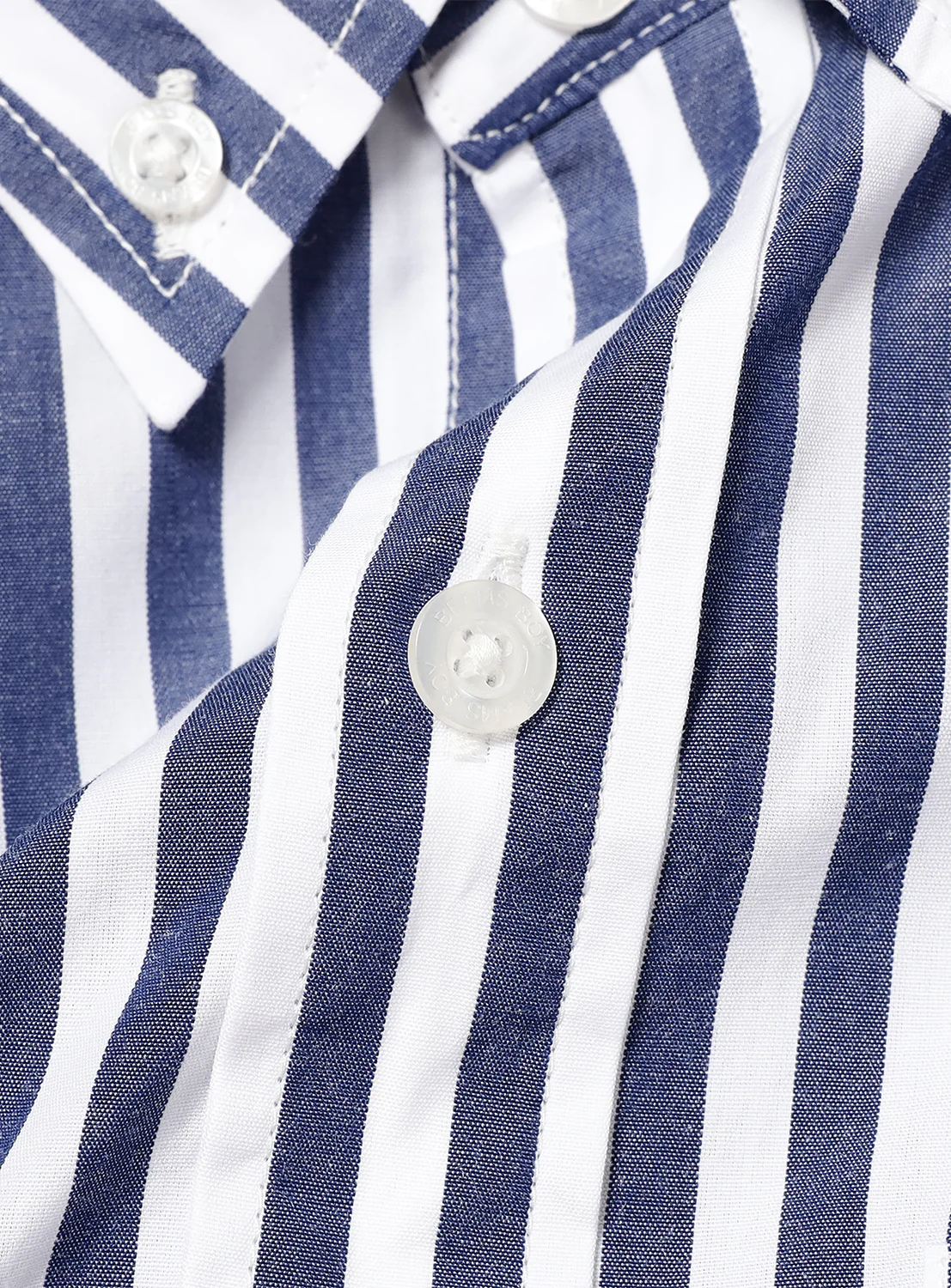 London Striped Button-Down Shirt