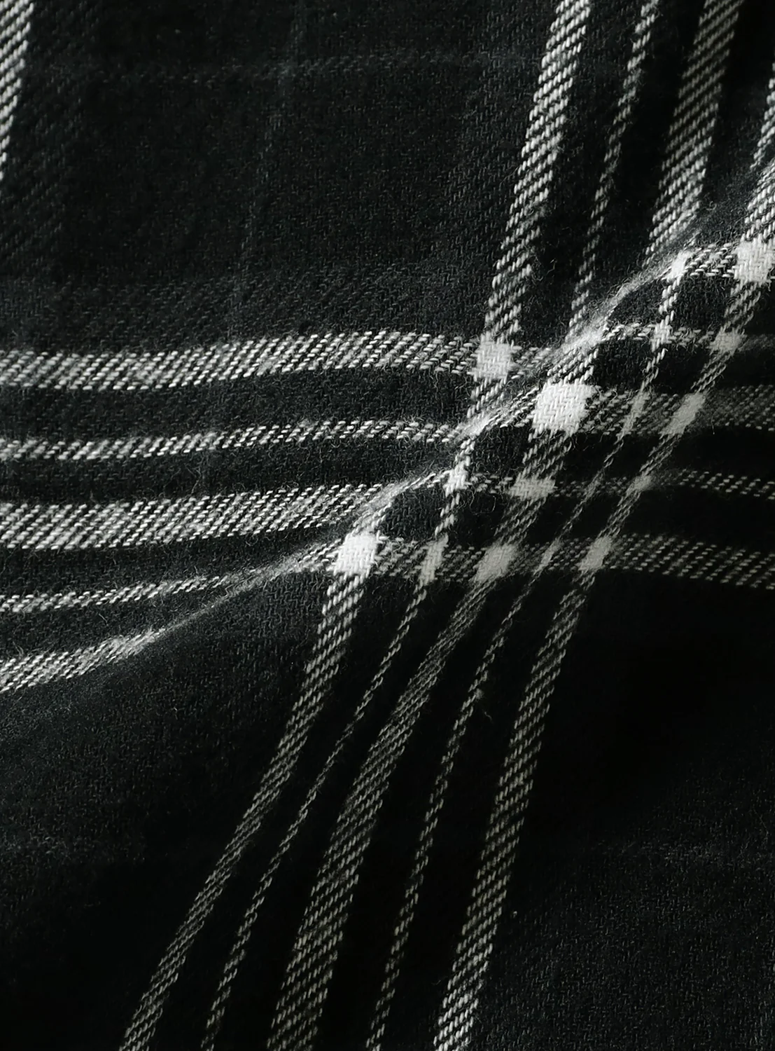 Half Zip Check Shirt