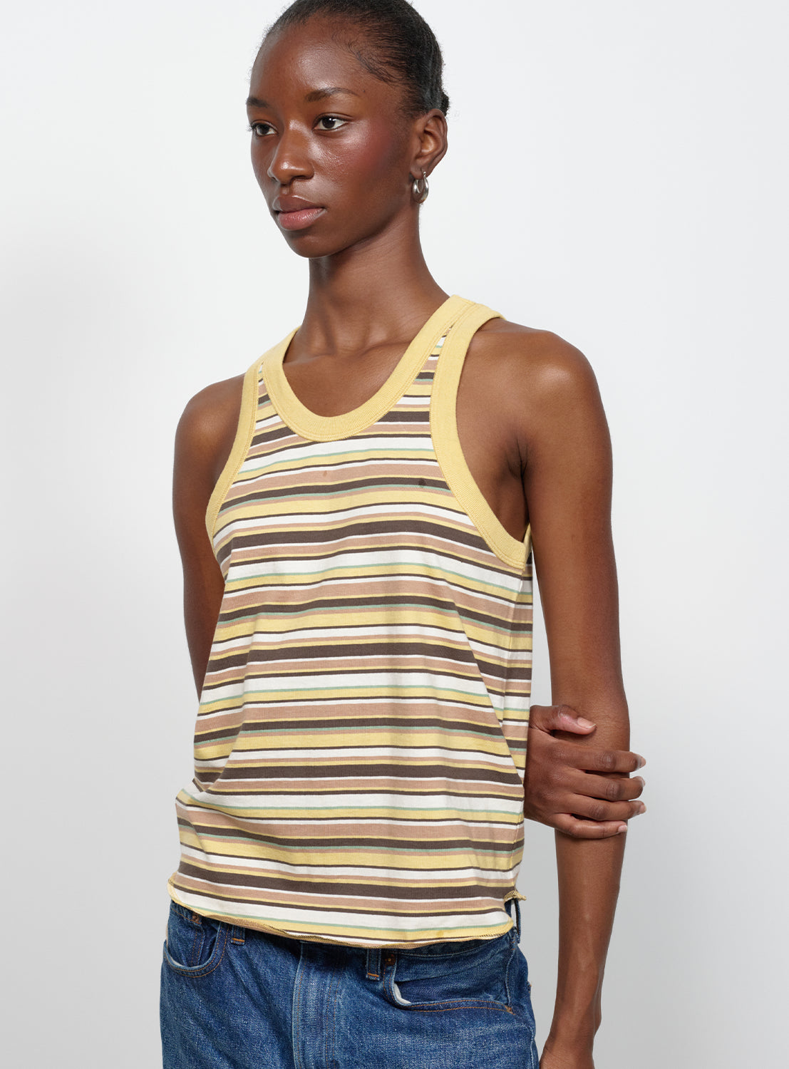 Multi Border Tank Top
