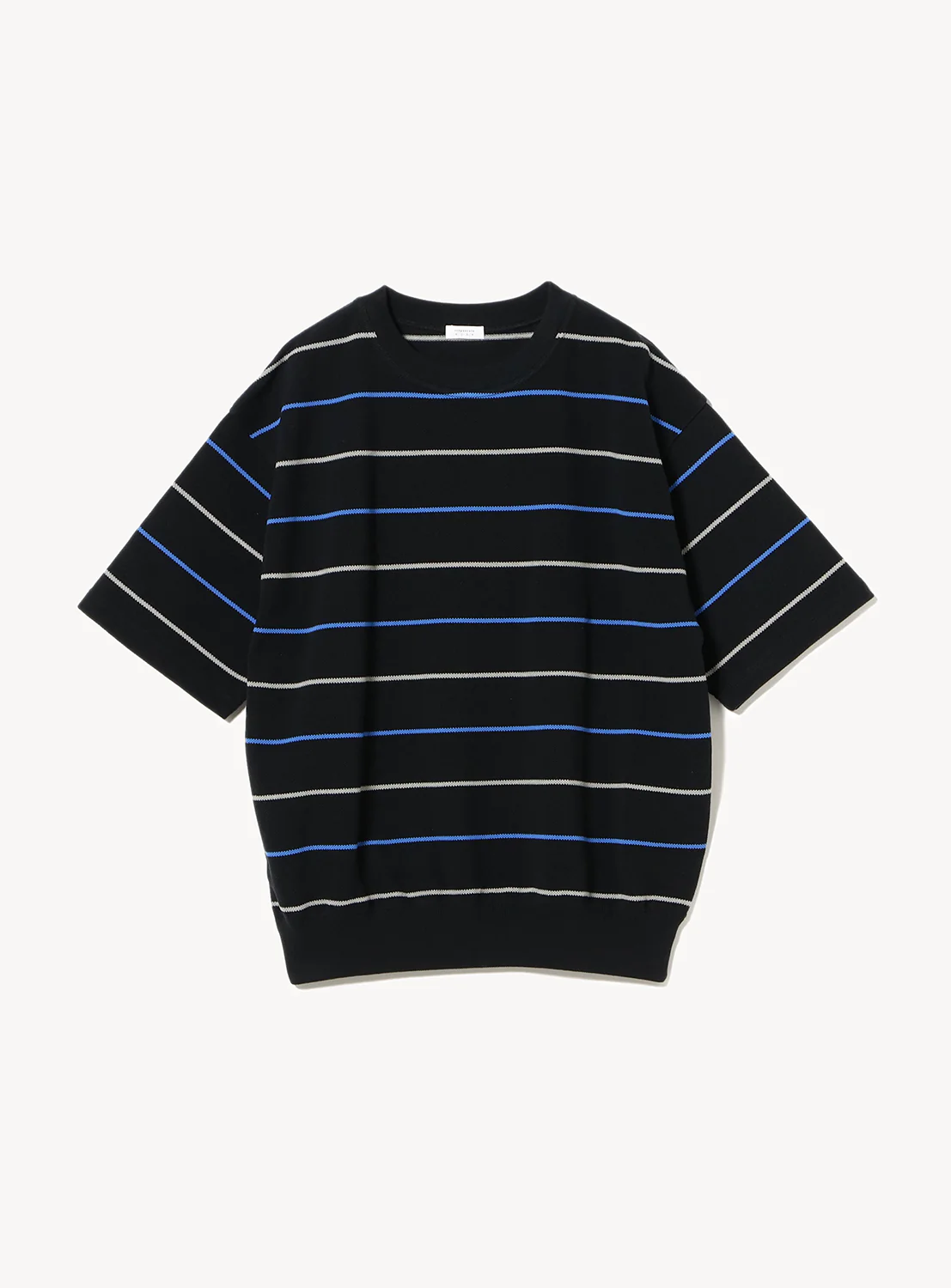 [Exclusive] crepuscule x BEAMS Piqué Border T-Shirt