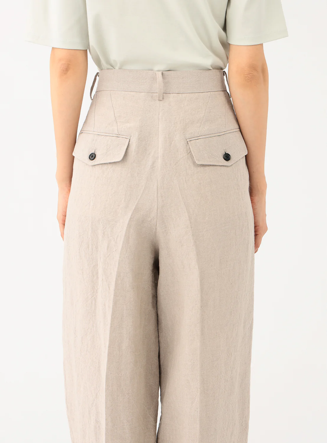 Linen Tapered Pants 3 Linen Tapered Pants