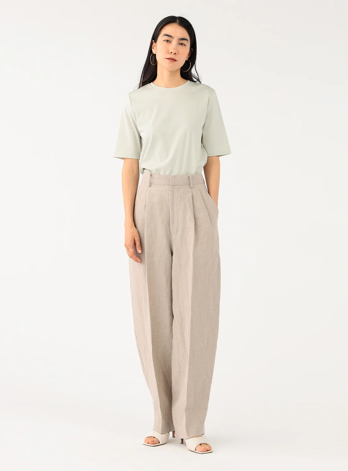 Linen Tapered Pants 4 Linen Tapered Pants