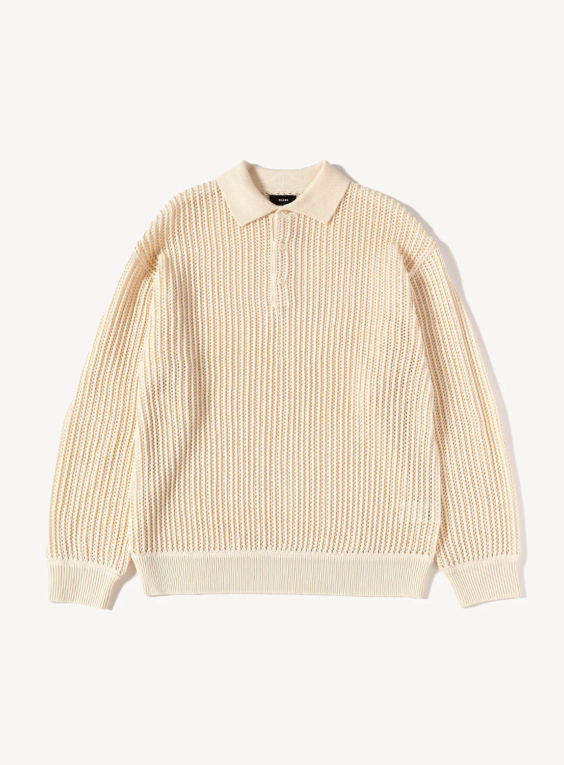 Mesh Knit Polo Shirt