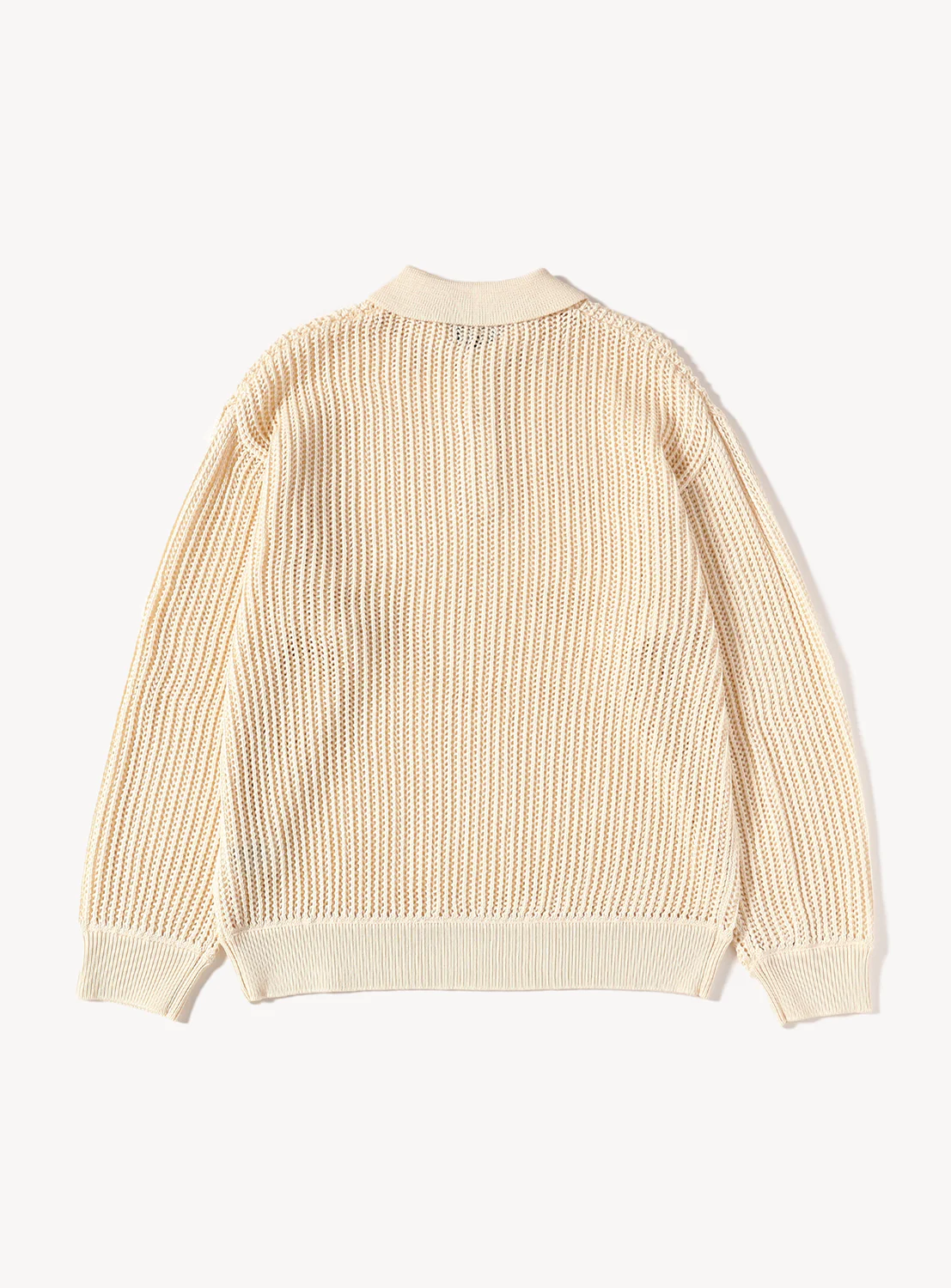 Mesh Knit Polo Shirt