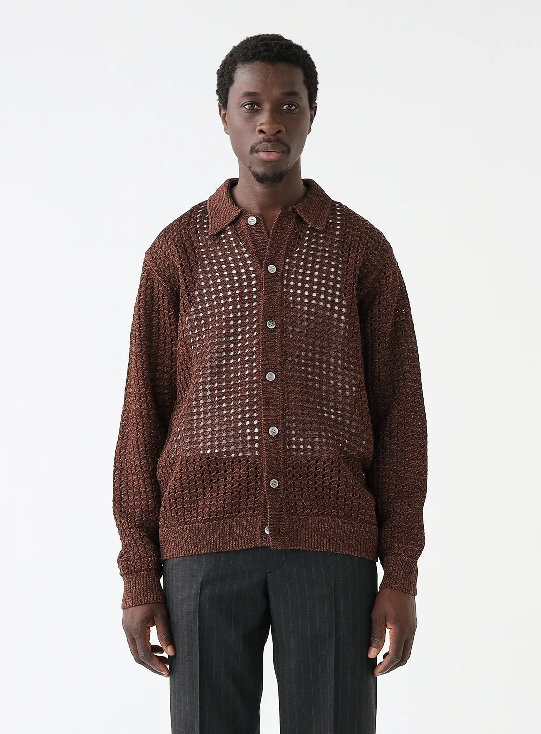 5 Gauge Mesh Polo Shirt