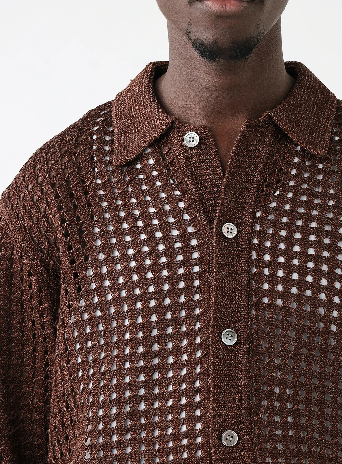 5 Gauge Mesh Polo Shirt