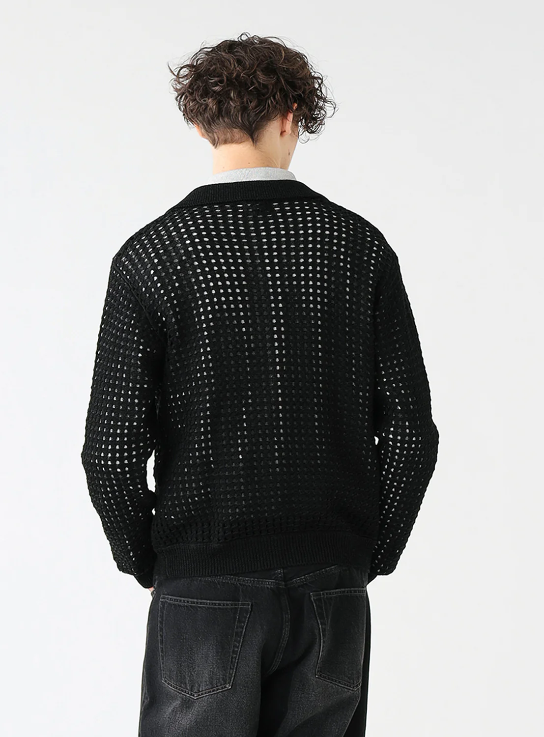 5 Gauge Mesh Polo Shirt