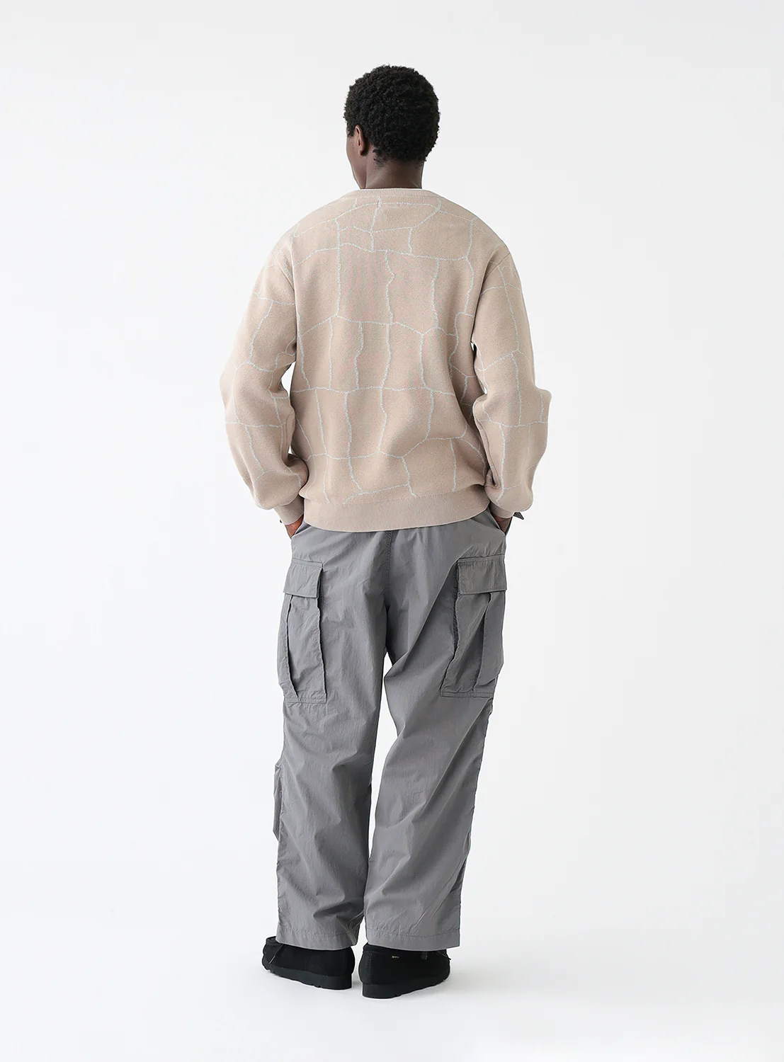 12 Gauge Spider Web Crew Knit