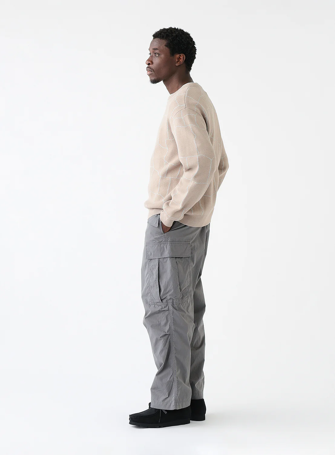 12 Gauge Spider Web Crew Knit