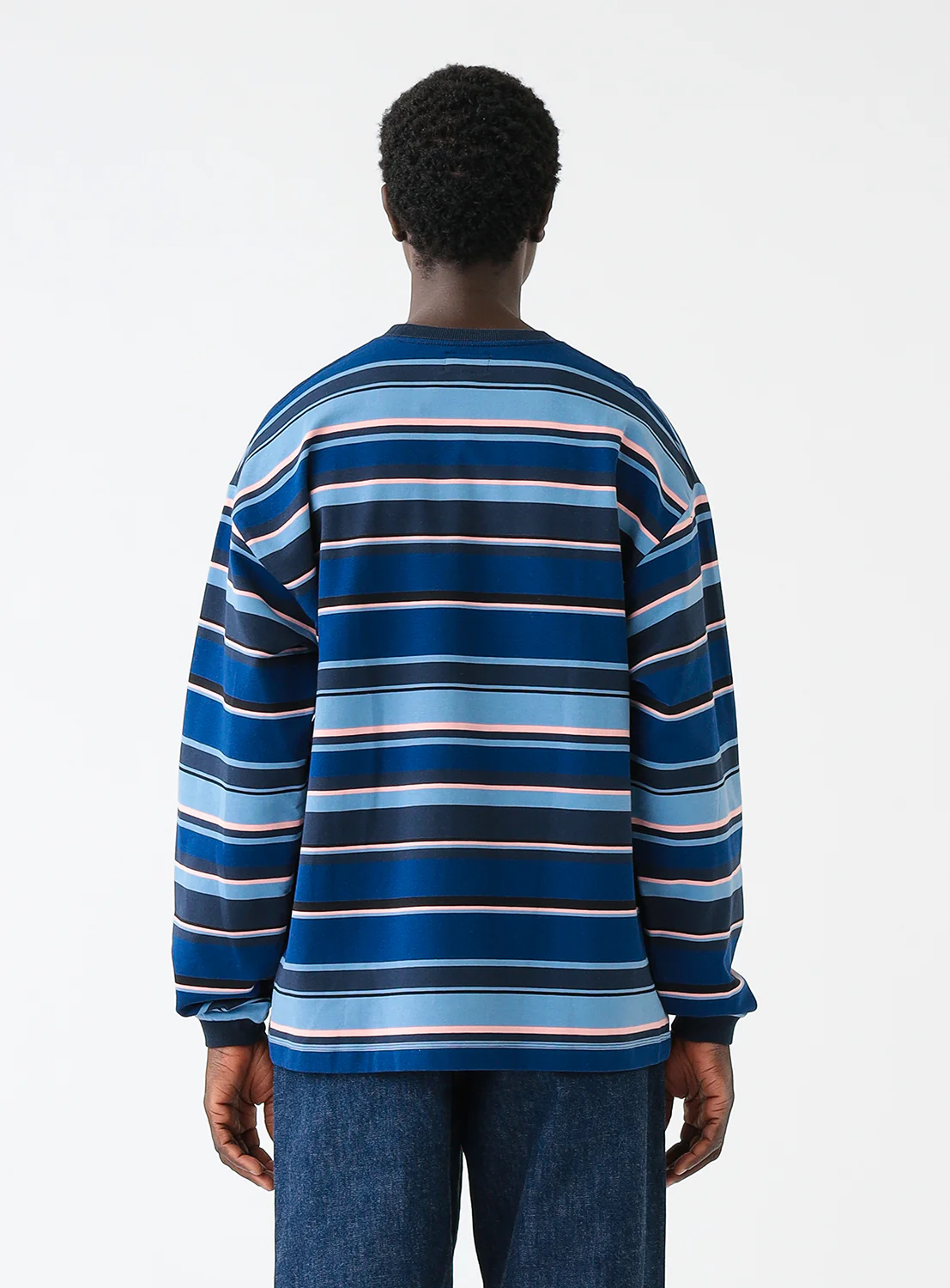 Multi Border Long Sleeve T-Shirt