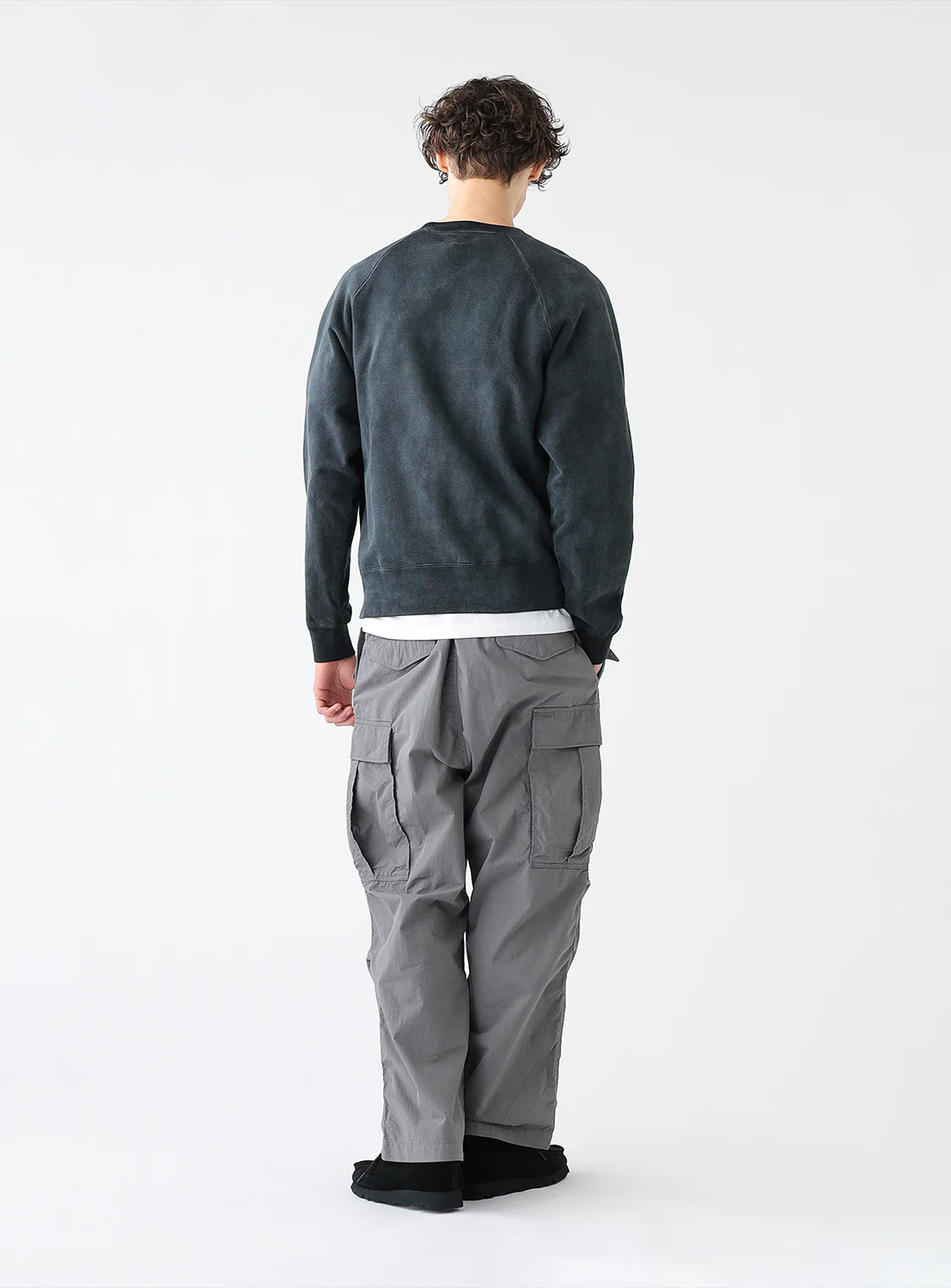 Fade Print Crewneck Sweatshirt 4 Fade Print Crewneck Sweatshirt