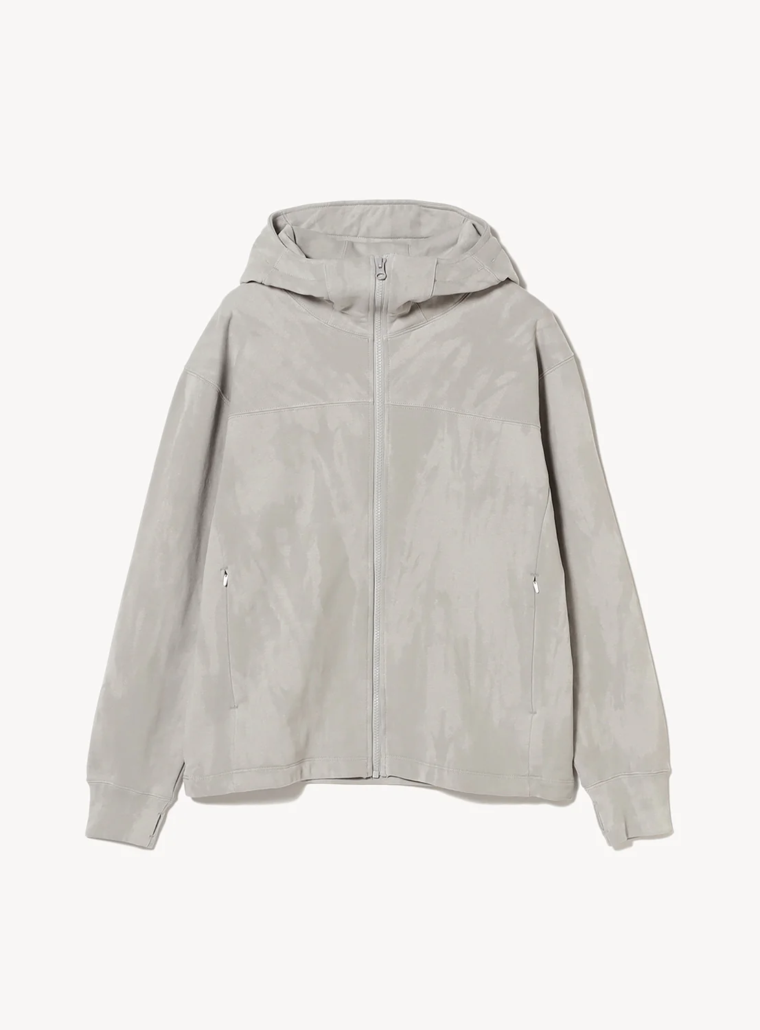 Raised Zip-Up Hoodie