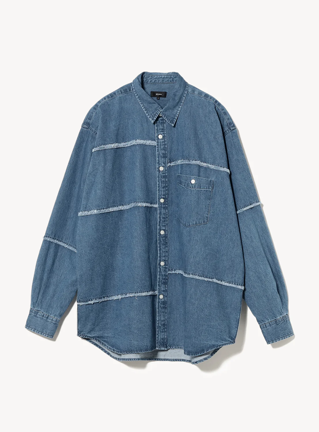 Cut-Off Denim Work Shirt